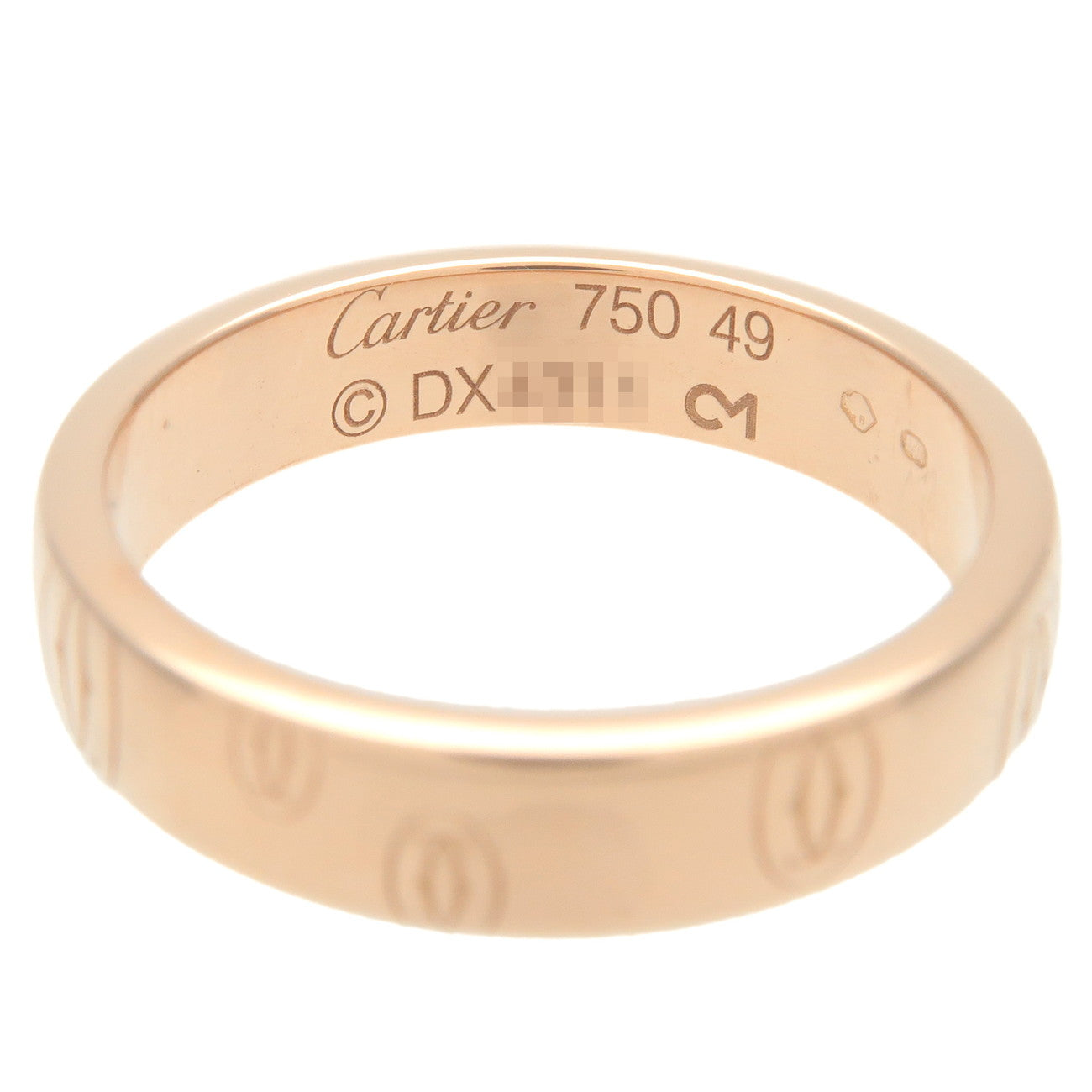 Cartier Happy Birthday Ring K18PG 750PG Rose Gold #49 US5 EU49