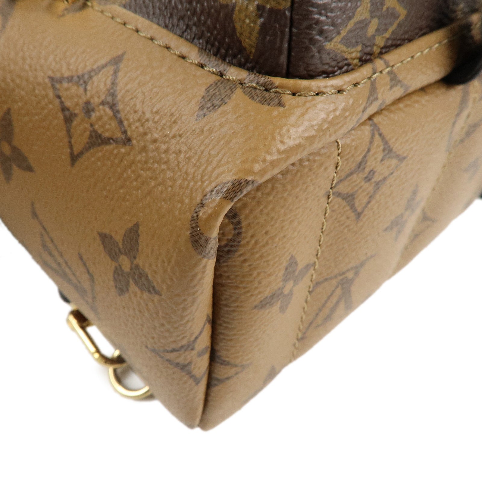 Louis Vuitton Monogram Reverse Palm Springs Mini Back Pack M44872