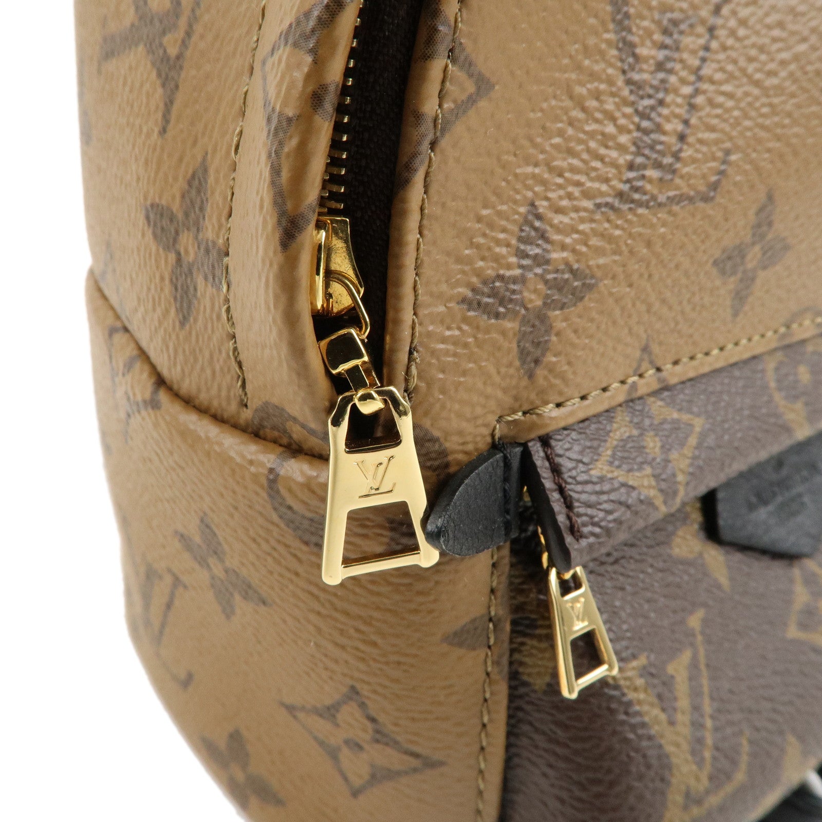 Louis Vuitton Monogram Reverse Palm Springs Mini Back Pack M44872