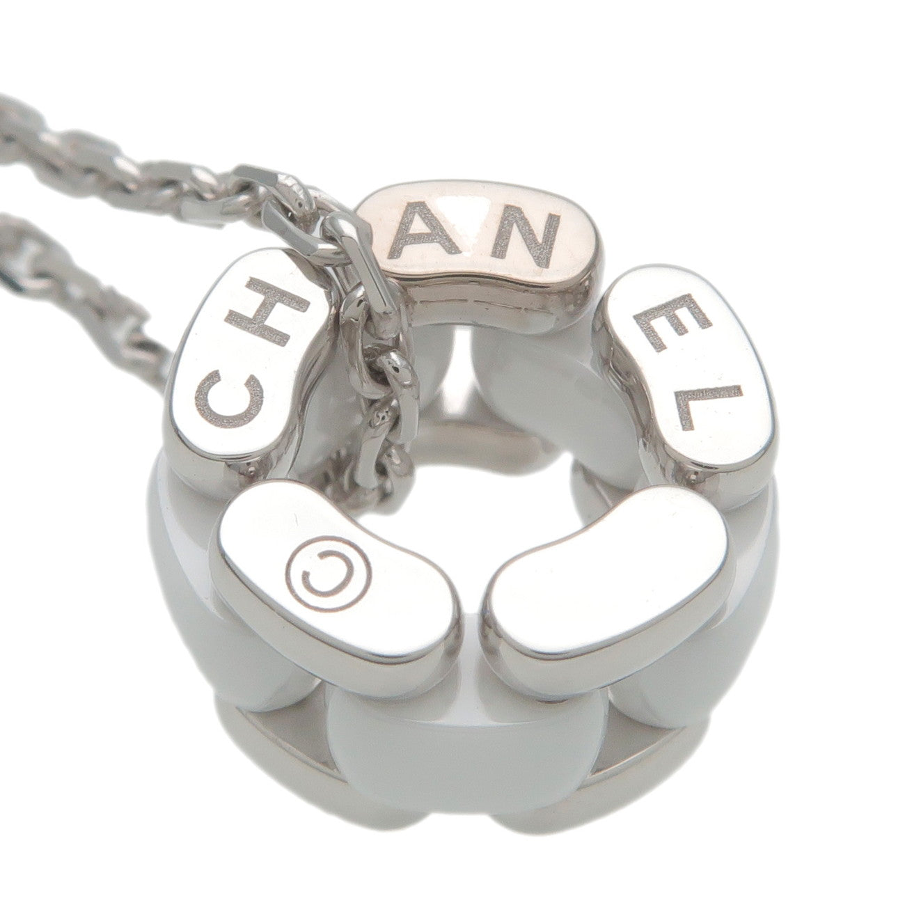 CHANEL Ultra Collection Necklace Ceramic 750WG White Gold