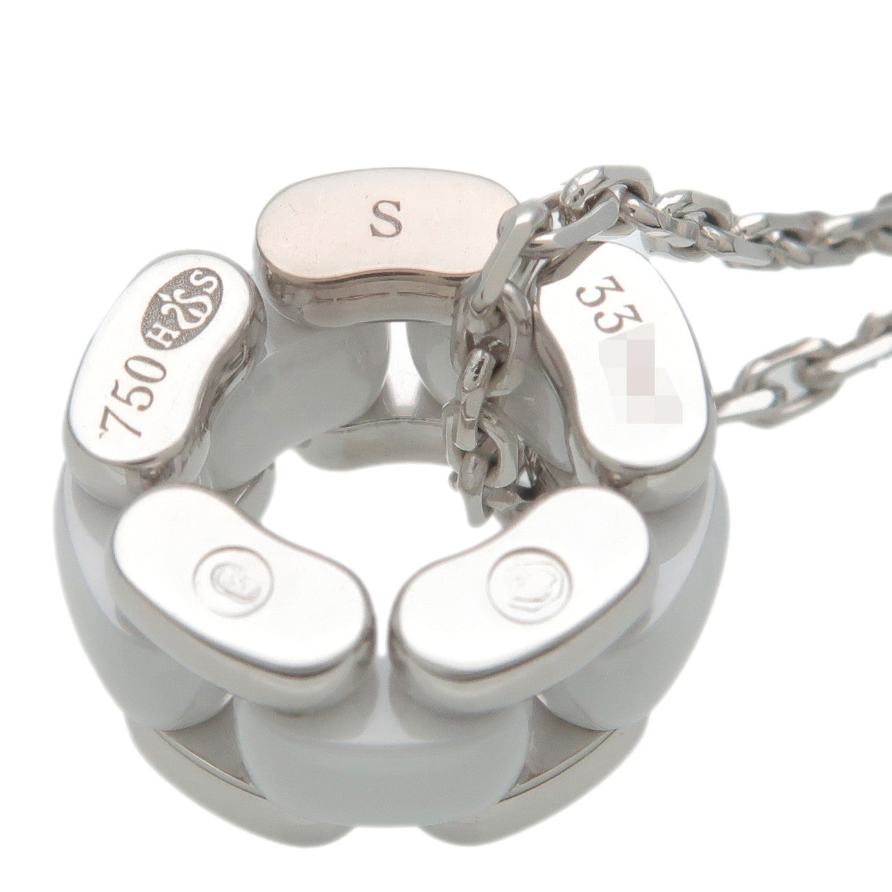 CHANEL Ultra Collection Necklace Ceramic 750WG White Gold