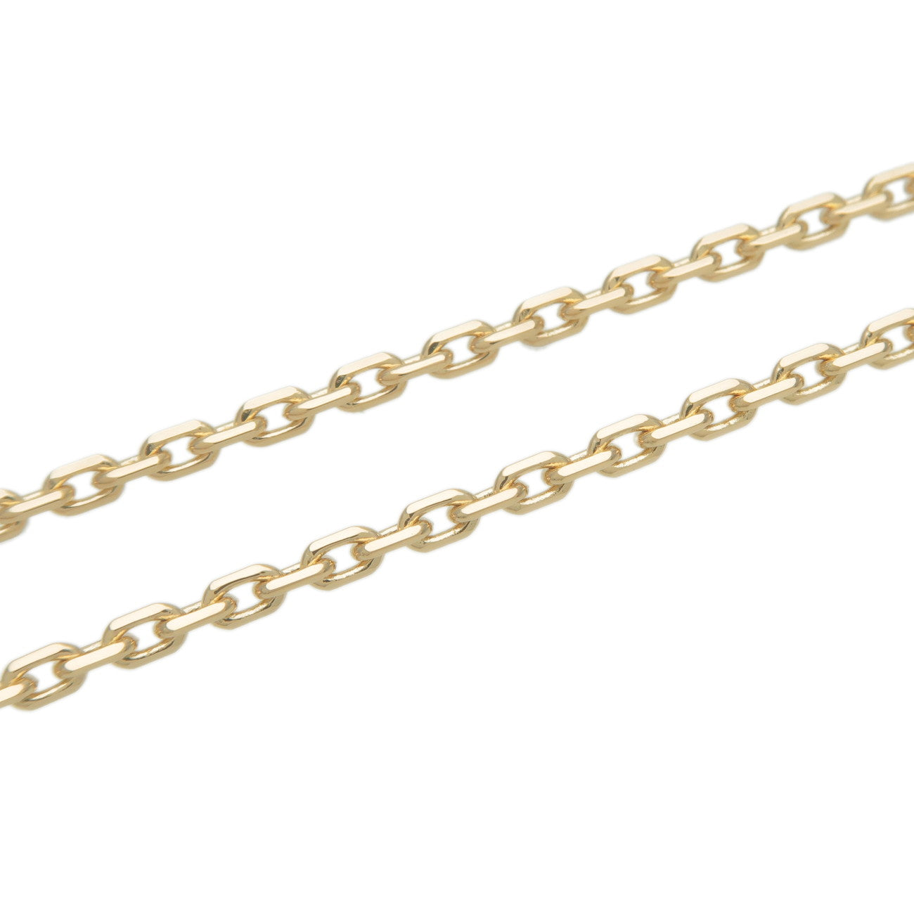 Cartier Link Slave Chain Necklace K18YG 750YG Yellow Gold