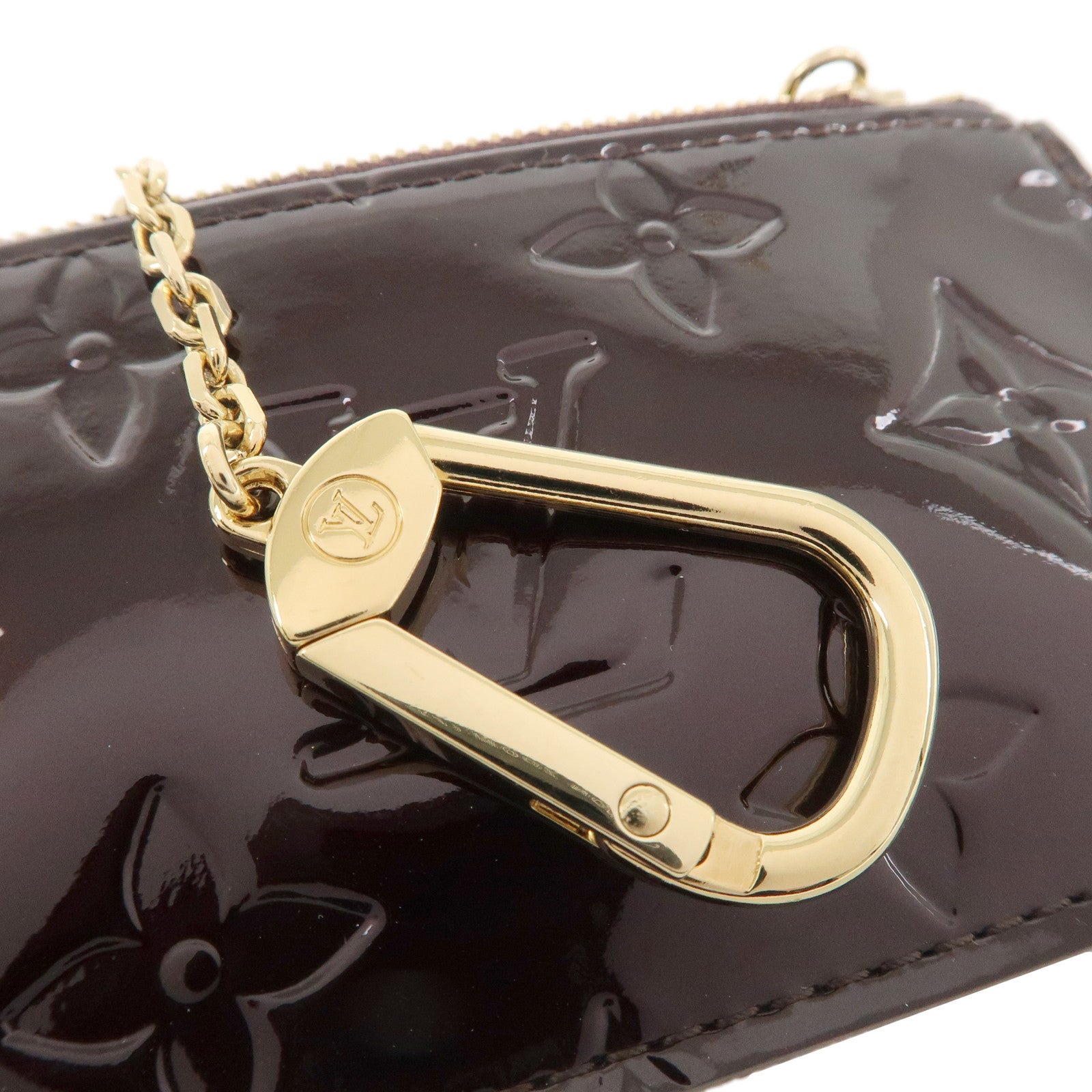 Louis Vuitton Monogram Vernis Pochette Cles Coin Case M93518