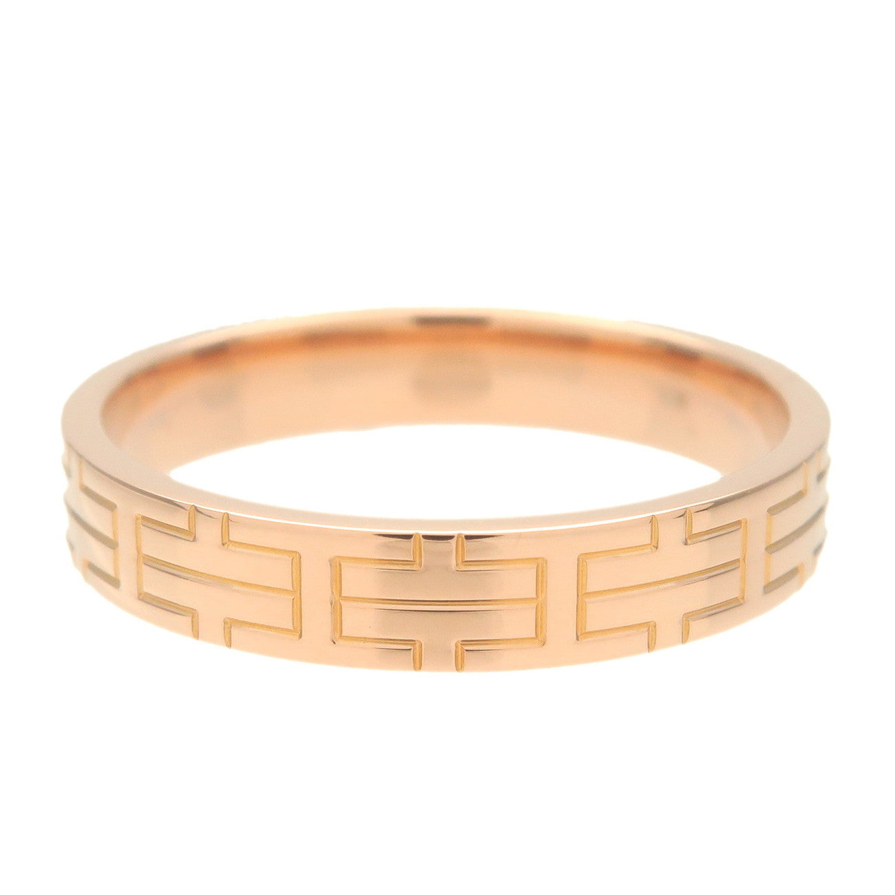 HERMES Kilim Ring K18PG 750PG Rose Gold #54 US7 EU53.5