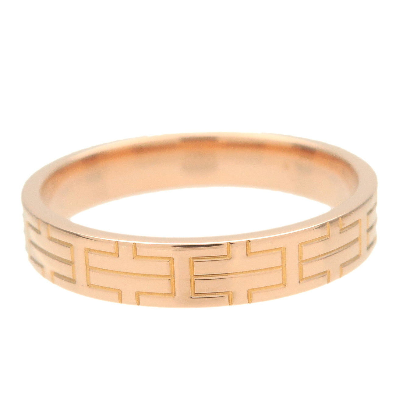 HERMES Kilim Ring K18PG 750PG Rose Gold #54 US7 EU53.5