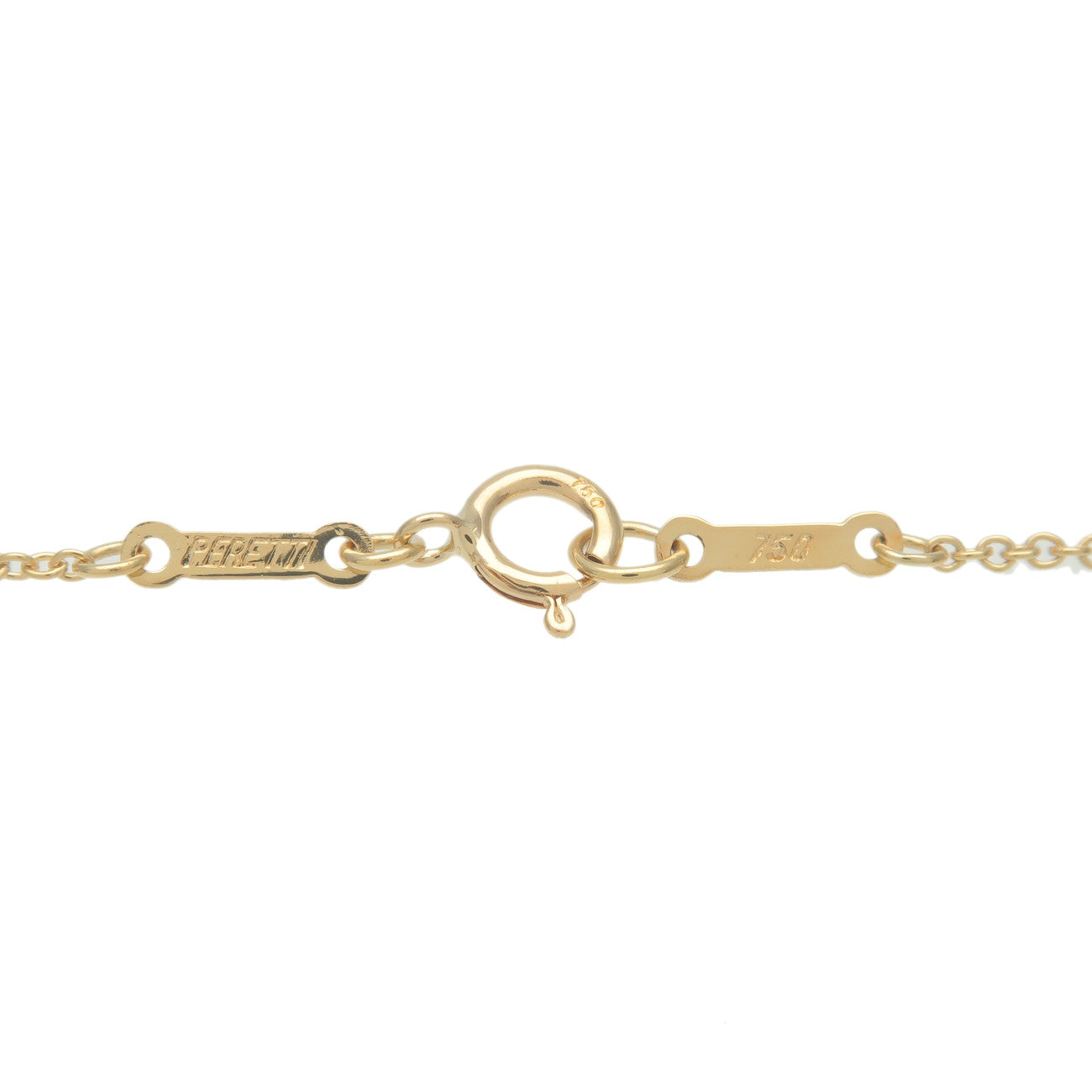 Tiffany&Co. Eternal Circle Necklace K18 750YG Yellow Gold