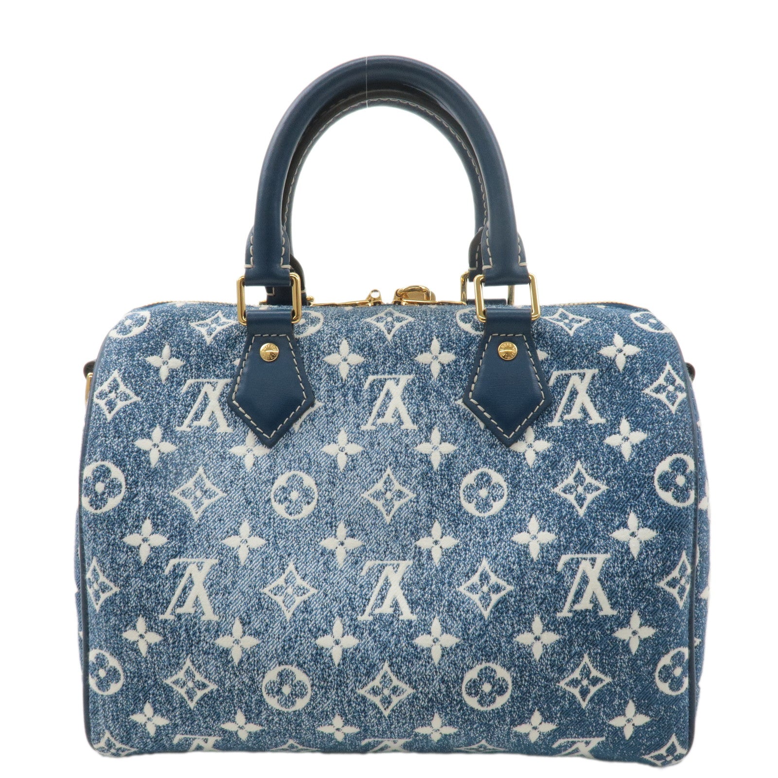 LOUIS VUITTON Monogram Denim Speedy Bandouliere 25 2Way Bag M59609