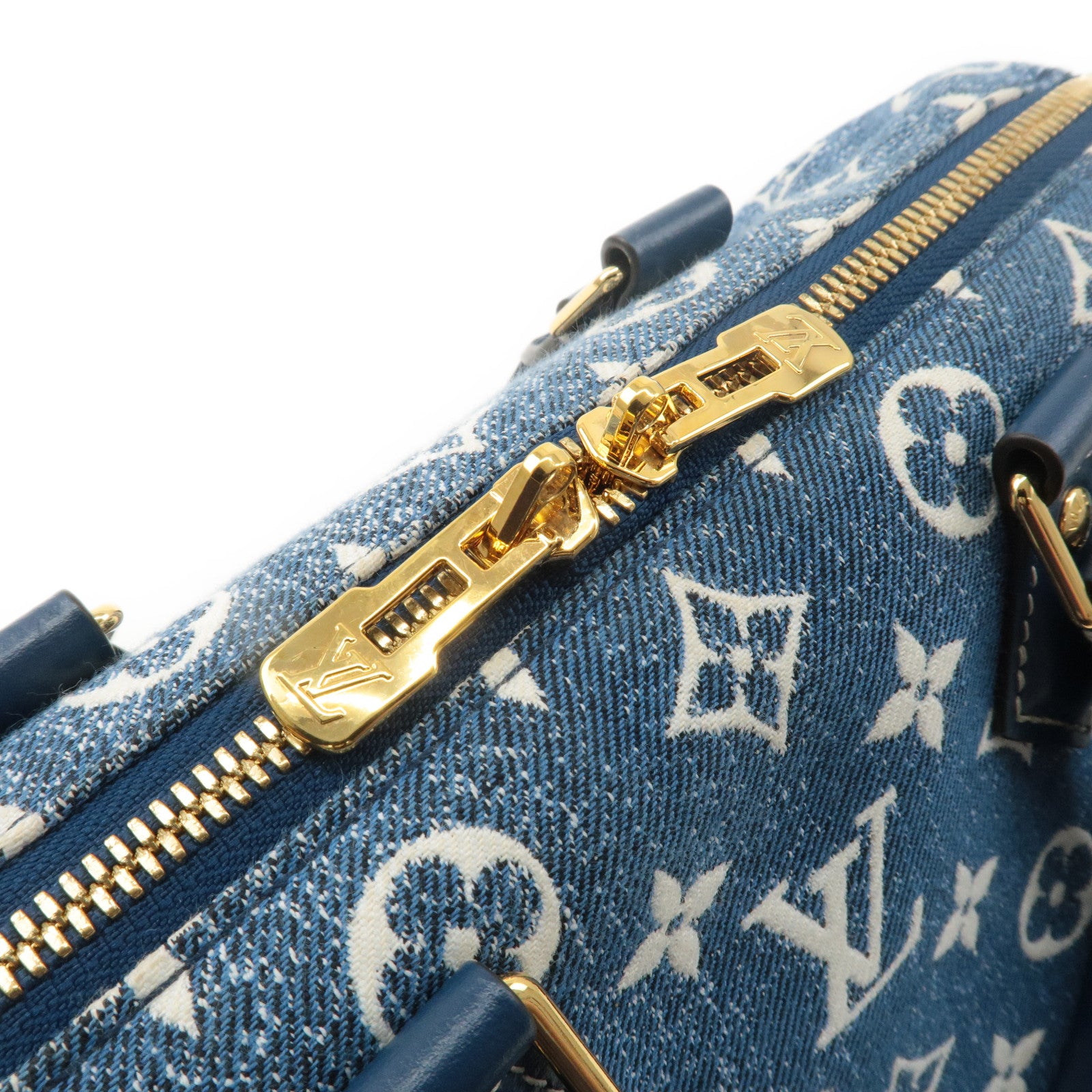 LOUIS VUITTON Monogram Denim Speedy Bandouliere 25 2Way Bag M59609