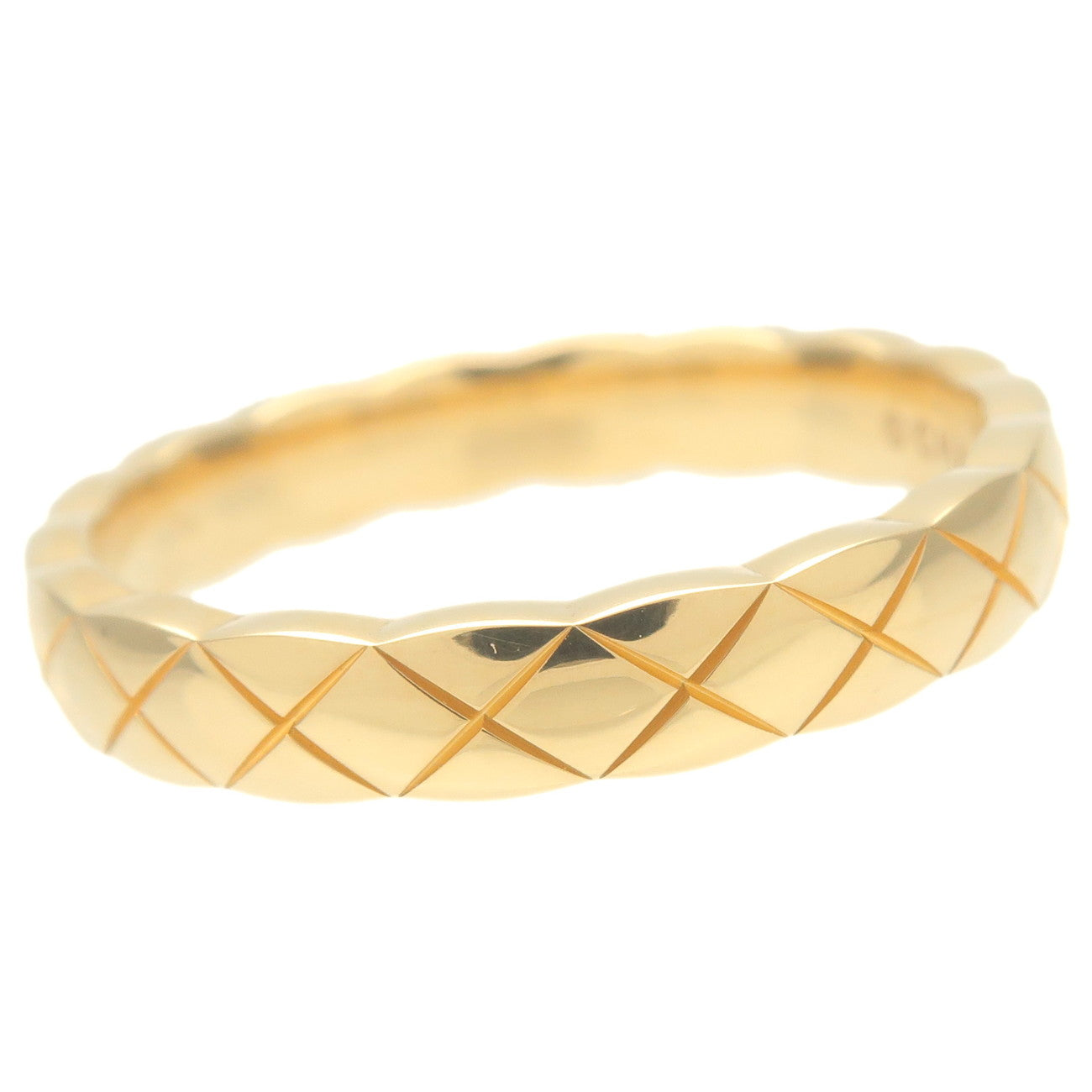 CHANEL COCO Crush Mini Ring K18 Yellow Gold #51 US5.5-6 EU50.5