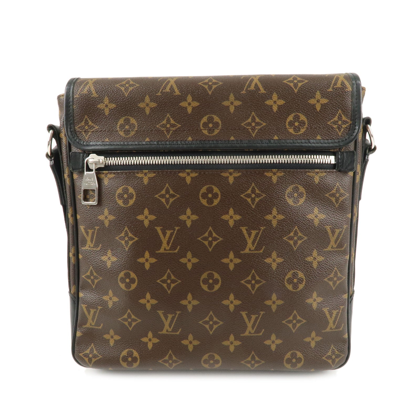 Louis Vuitton Monogram Macassar Bass MM Shoulder Bag M56715