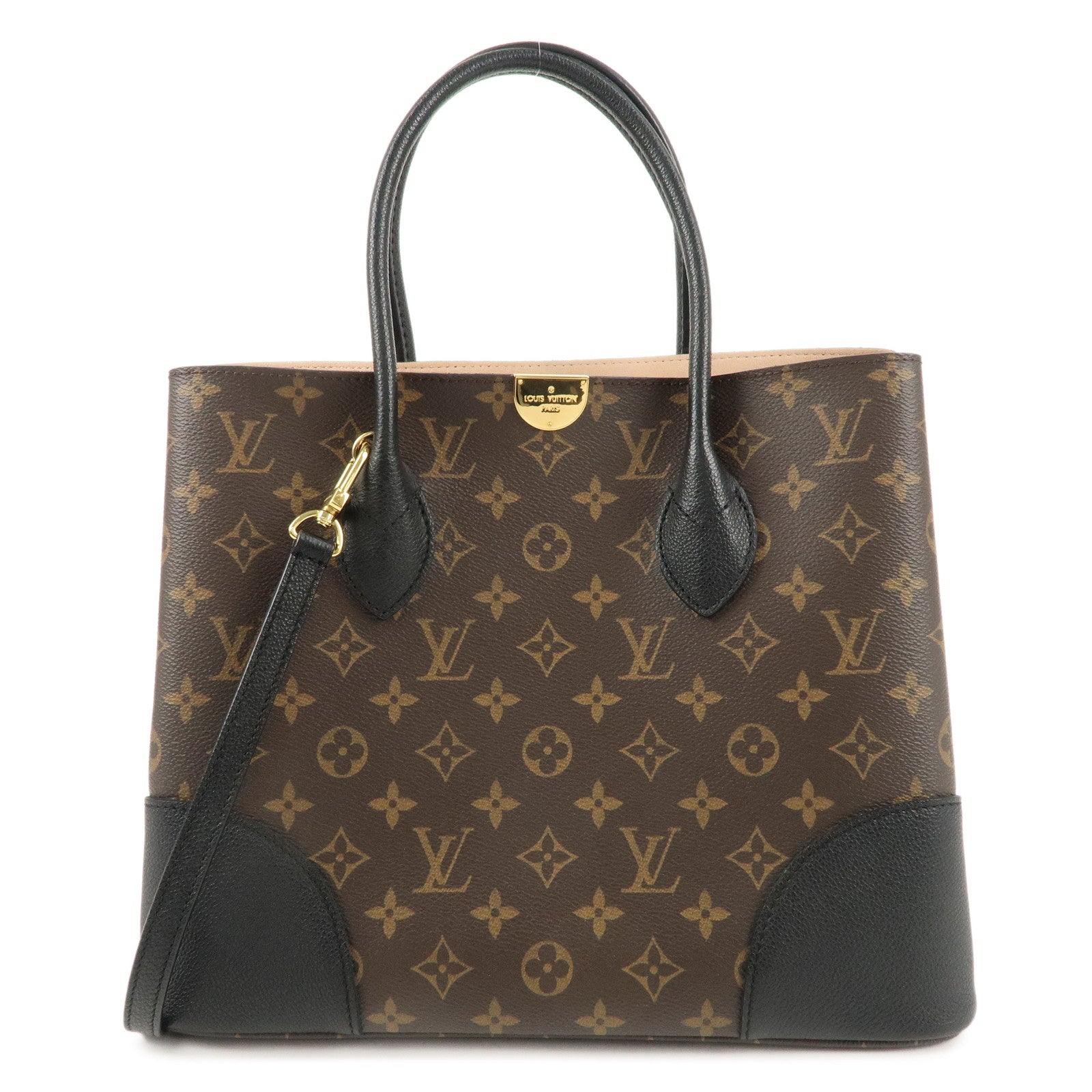 Louis-Vuitton-Monogram-Flandrin-2Way-Hand-Bag-Black-Noir-M41595