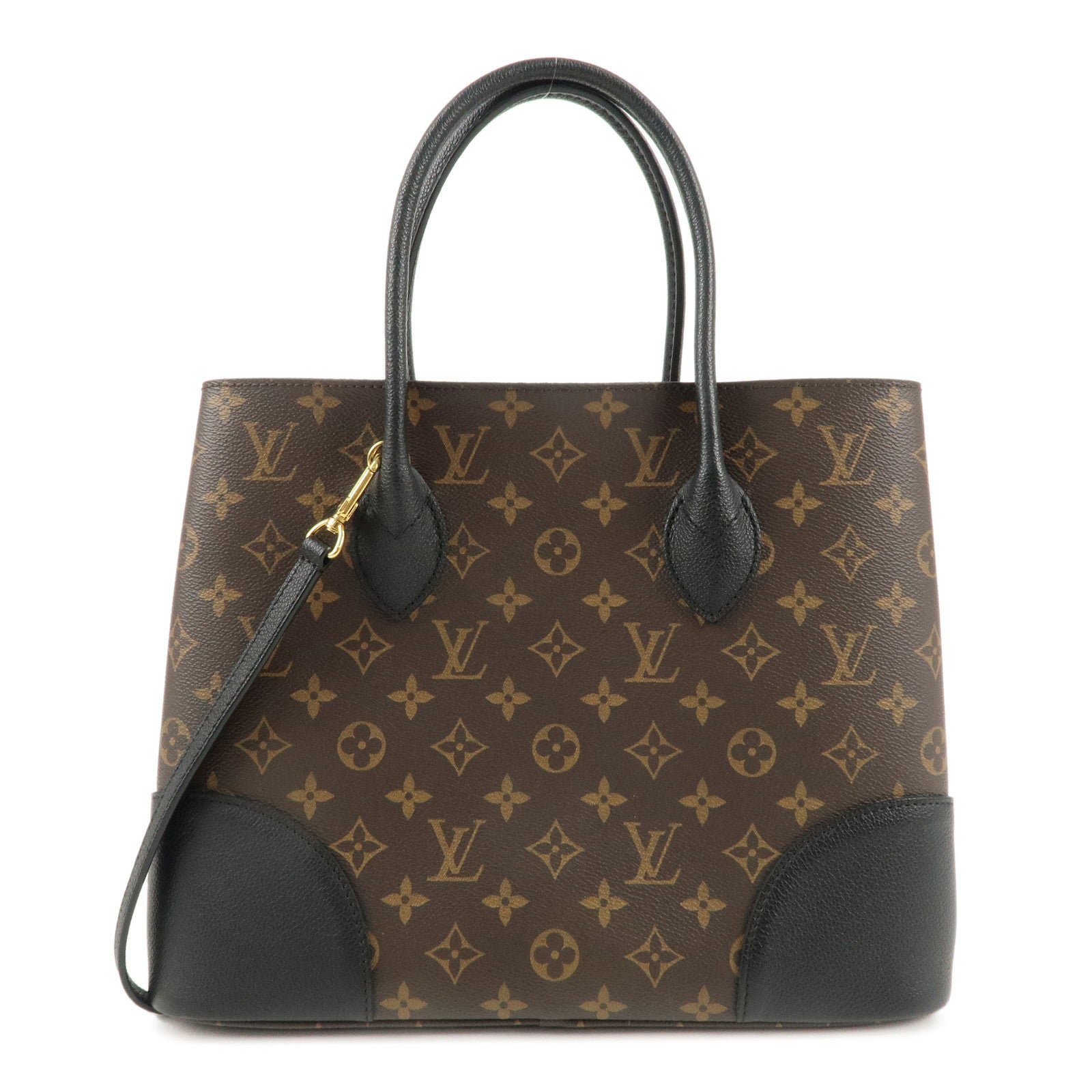 Louis Vuitton Monogram Flandrin 2Way Hand Bag Black Noir M41595