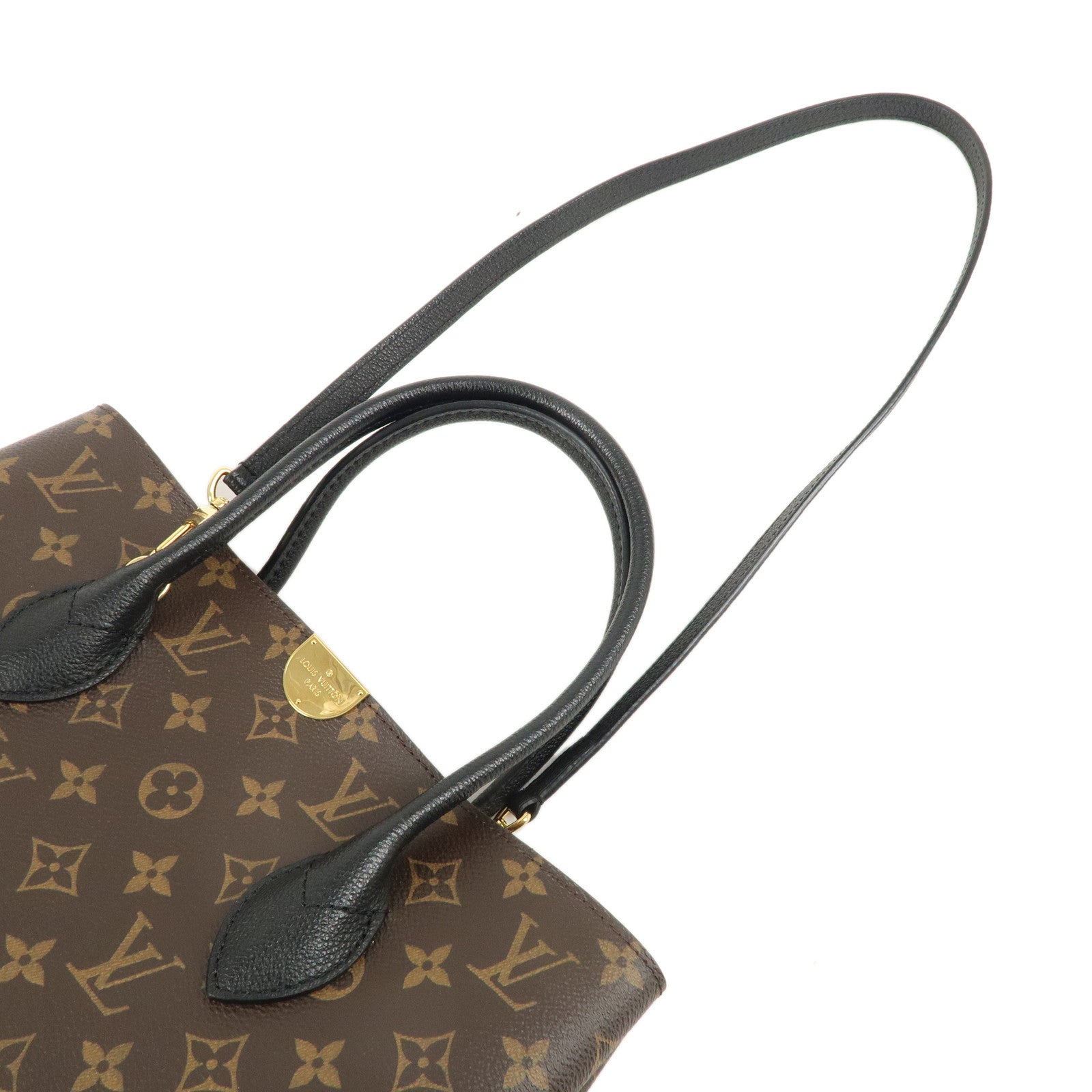 Louis Vuitton Monogram Flandrin 2Way Hand Bag Black Noir M41595