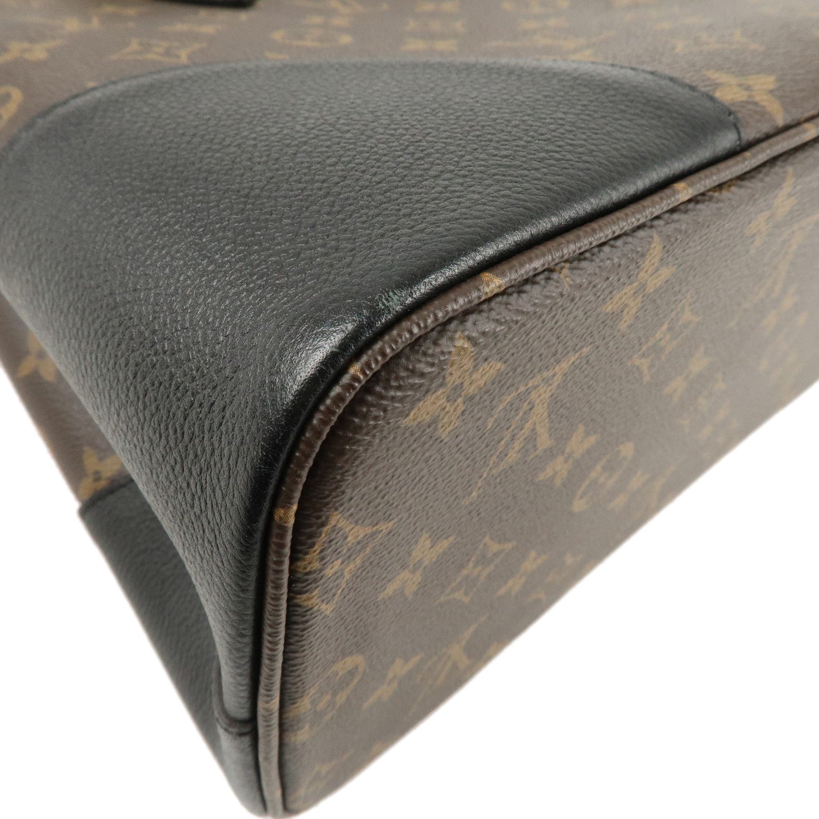 Louis Vuitton Monogram Flandrin 2Way Hand Bag Black Noir M41595