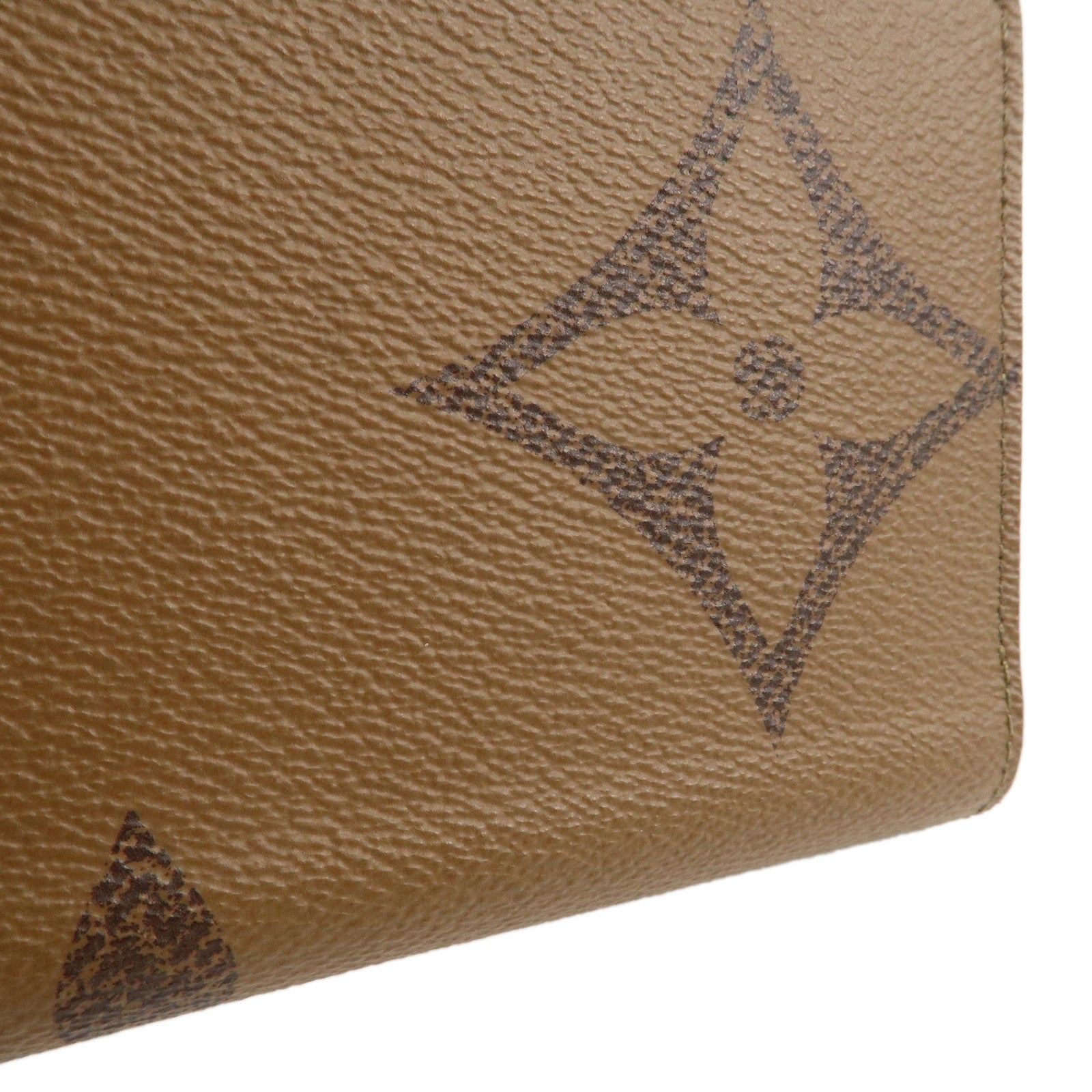 Louis Vuitton Giant Monogram Reverse Zippy Wallet M69353 Brown