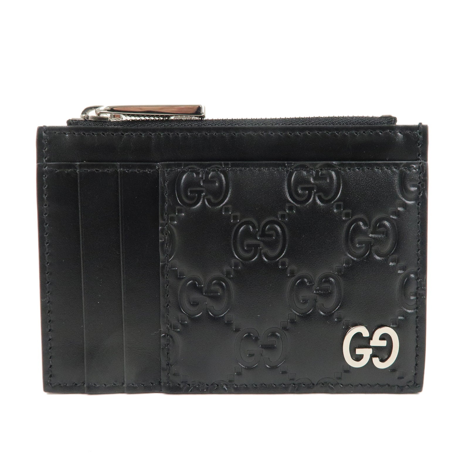 GUCCI-Dorian-Leather-Fragment-Case-Card-Case-Black-597560