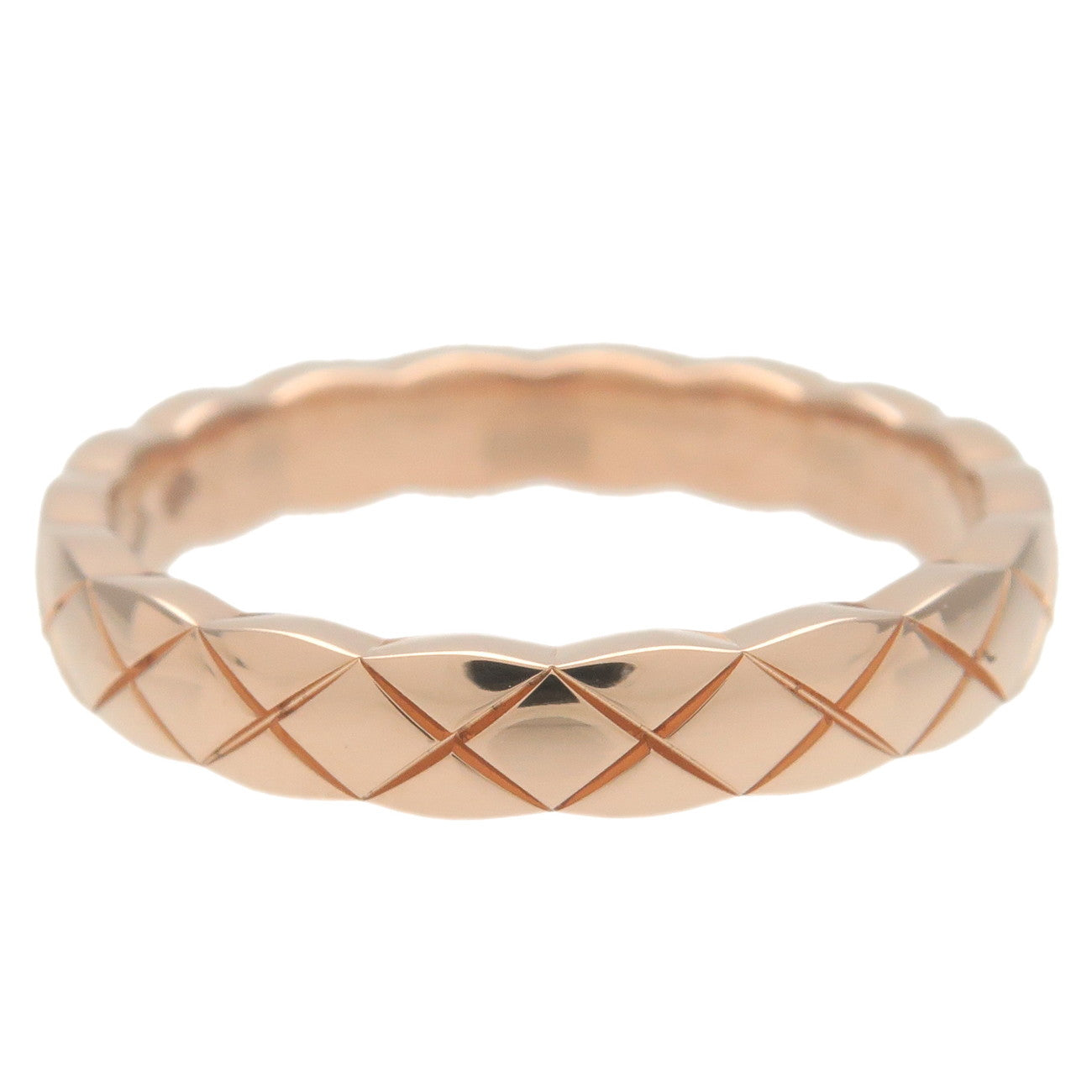 CHANEL COCO Crush Ring Mini K18PG 750PG Rose Gold #51 US5.5