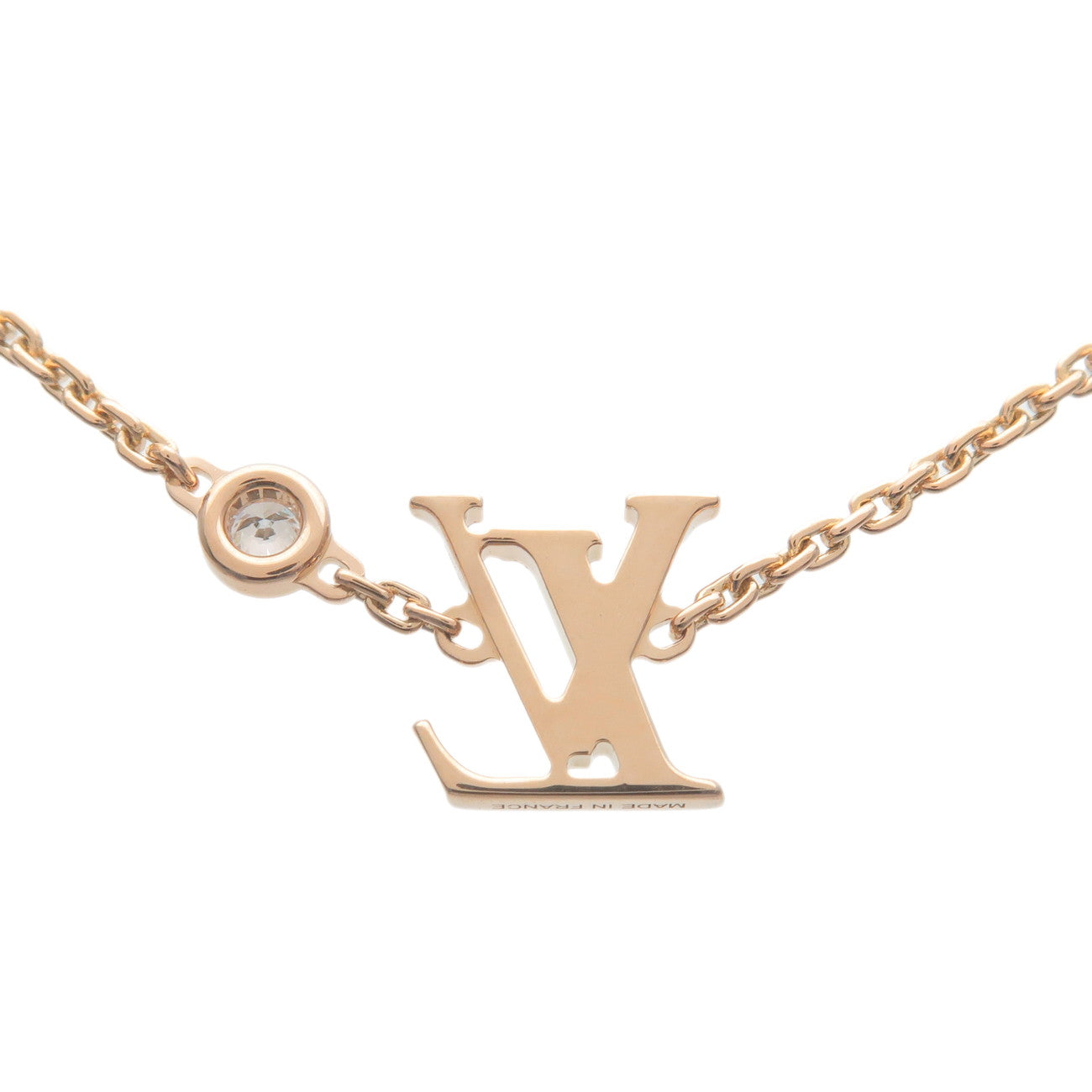 Louis Vuitton Pandantiff Idylle Blossom 1P Diamond Necklace K18PG