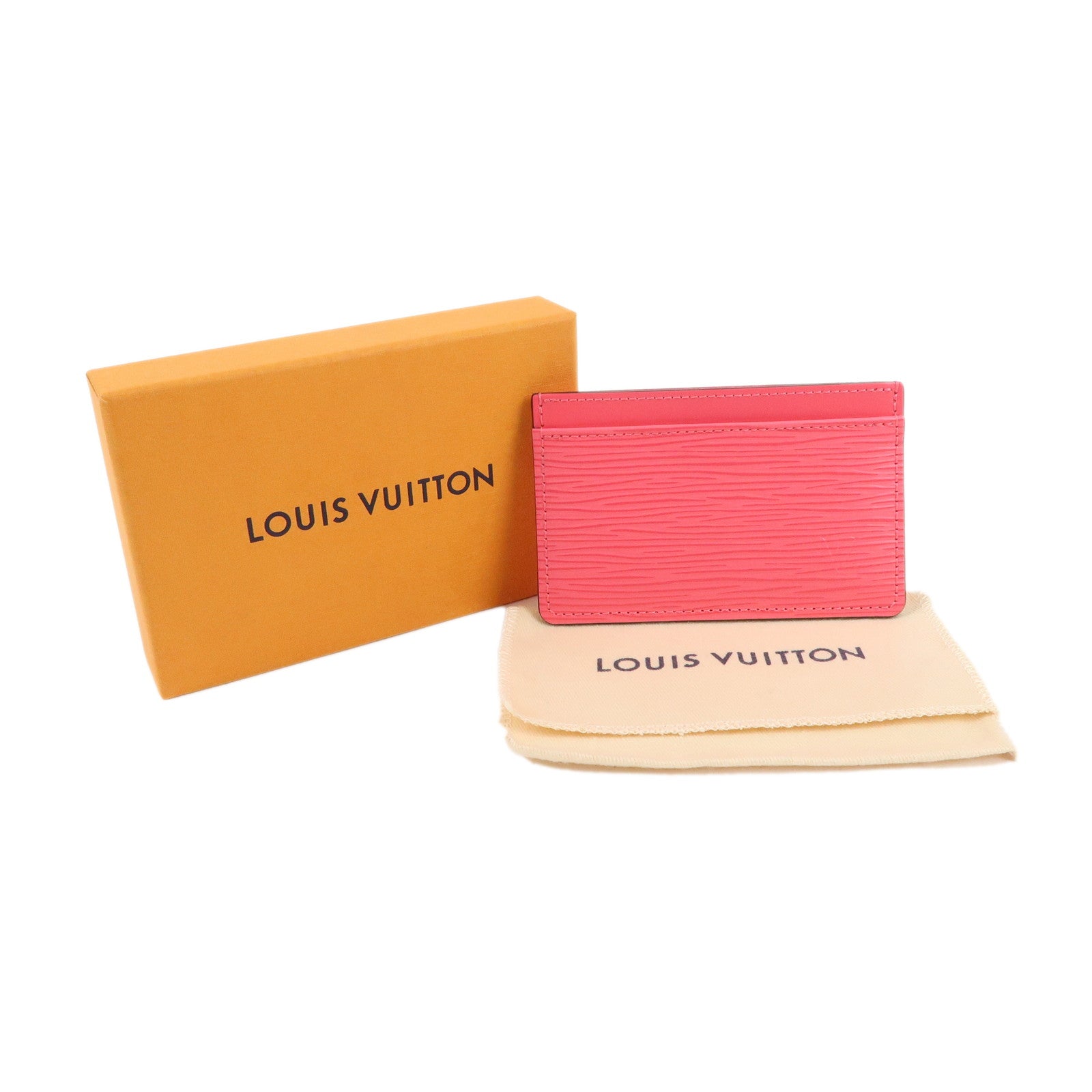 Louis Vuitton Epi Porte Carte Sample Card Case Rose M80109