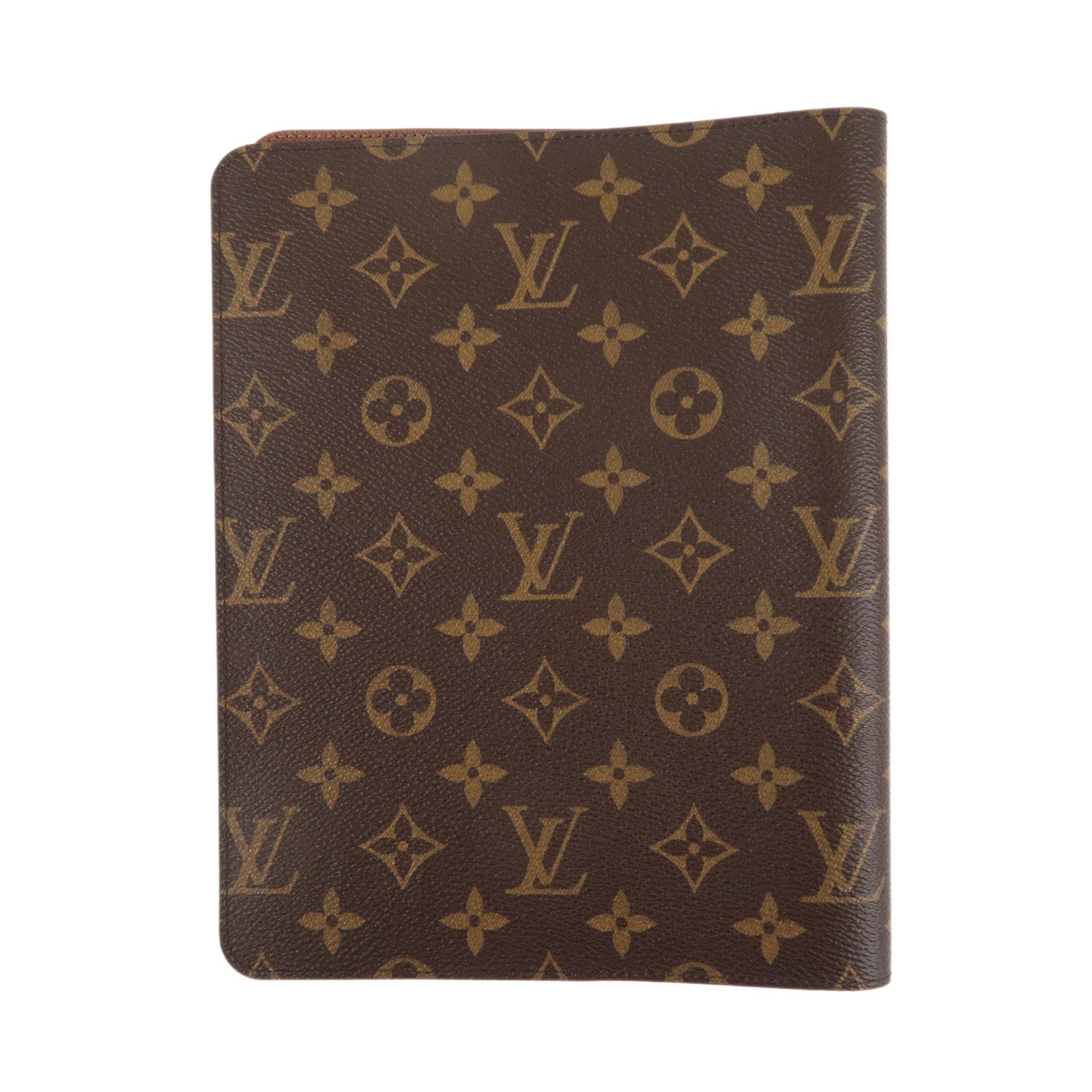 LOUIS VUITTON Monogram Agenda Bureau Planner Cover R20100