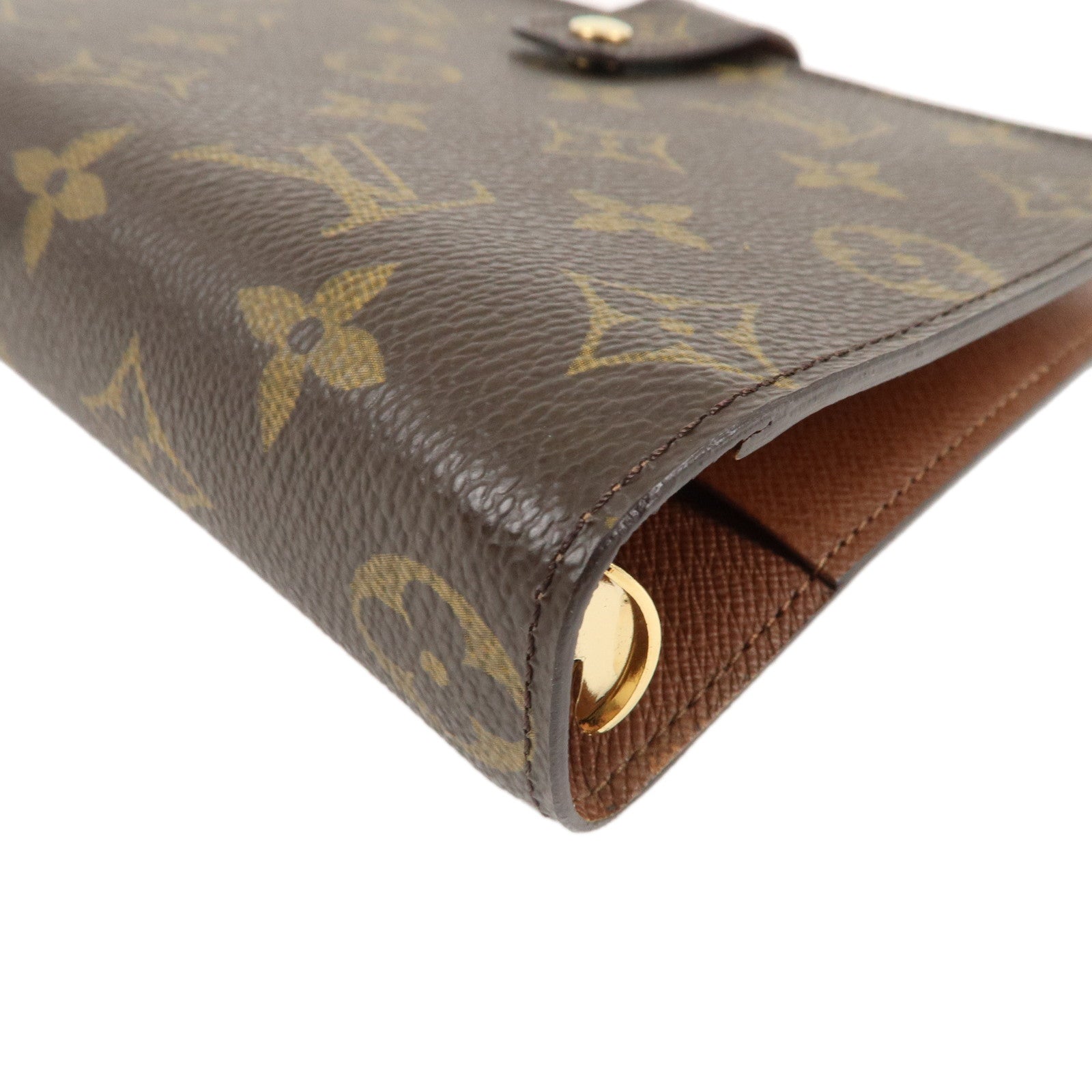 Louis Vuitton Monogram Agenda MM Planner Cover R20004