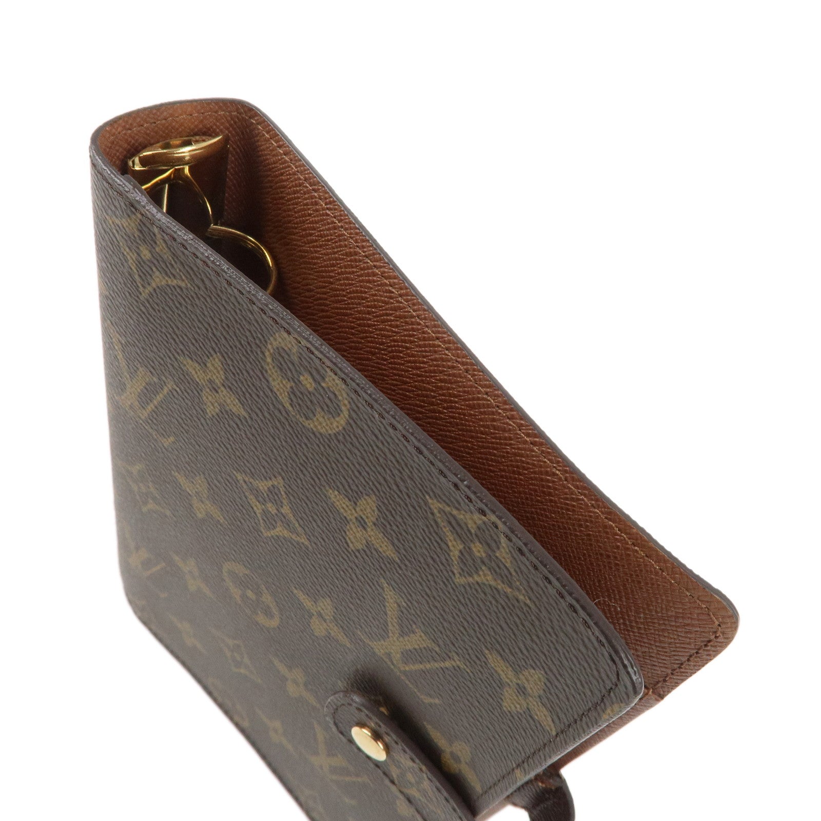 Louis Vuitton Monogram Agenda MM Planner Cover R20004