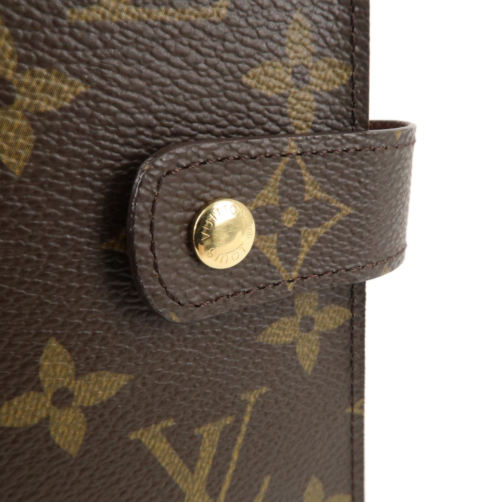 Louis Vuitton Monogram Agenda MM Planner Cover R20004