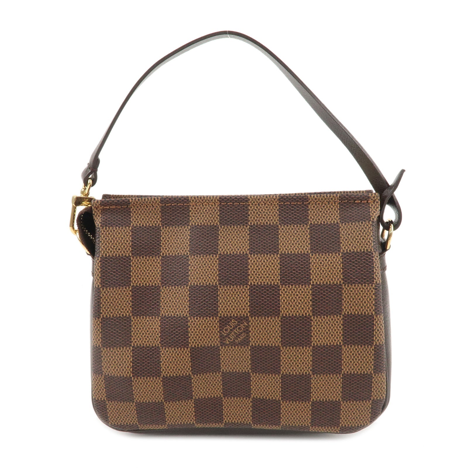 Louis Vuitton Damier Trousse Makeup Accessory Pouch Brown N51982