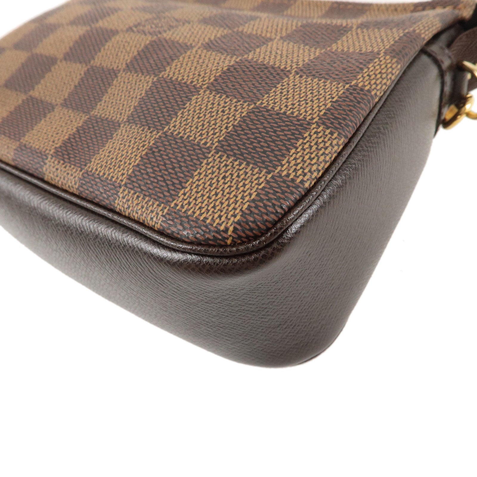 Louis Vuitton Damier Trousse Makeup Accessory Pouch Brown N51982