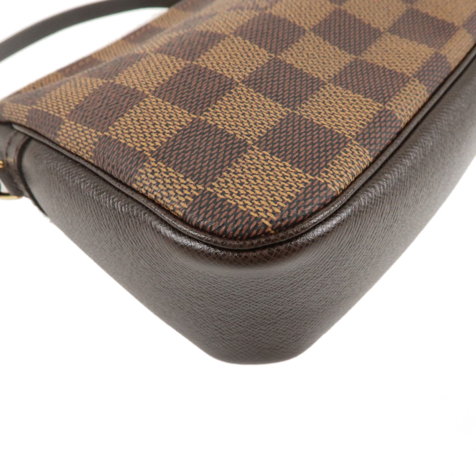 Louis Vuitton Damier Trousse Makeup Accessory Pouch Brown N51982