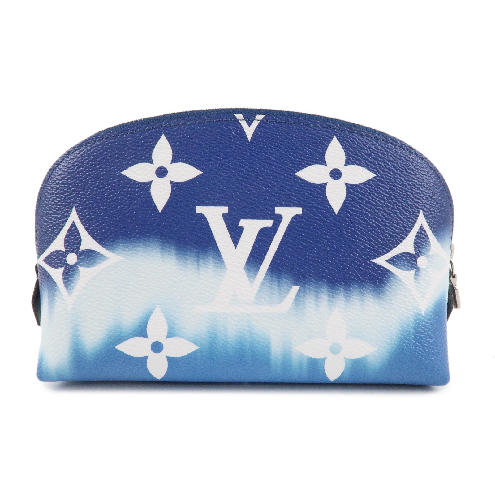 LOUIS VUITTON Escal Monogram Giant Pochette Cosmetic Pouch Blue