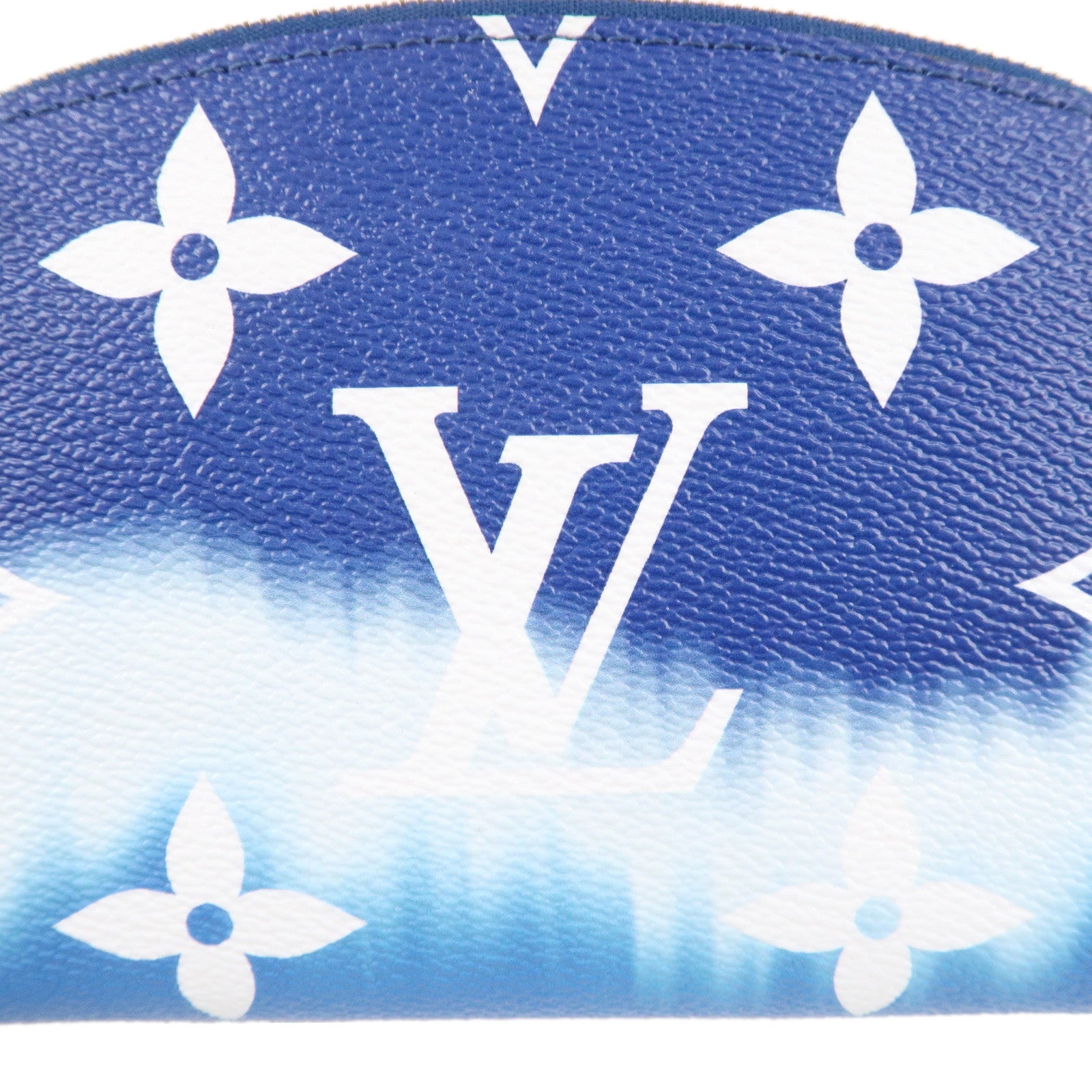 LOUIS VUITTON Escal Monogram Giant Pochette Cosmetic Pouch Blue