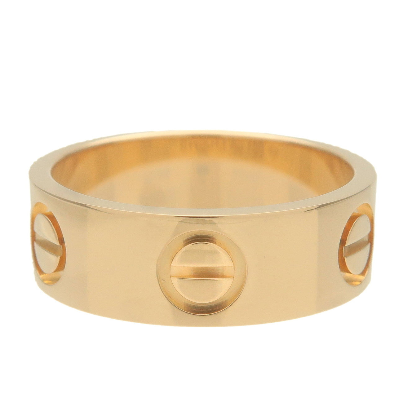 Cartier Love Ring K18 750YG Yellow Gold #47 US4-4.5 EU47 HK9