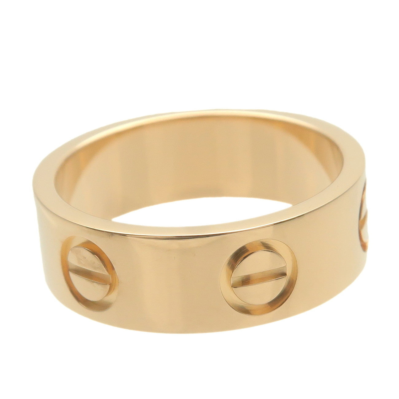 Cartier Love Ring K18 750YG Yellow Gold #47 US4-4.5 EU47 HK9