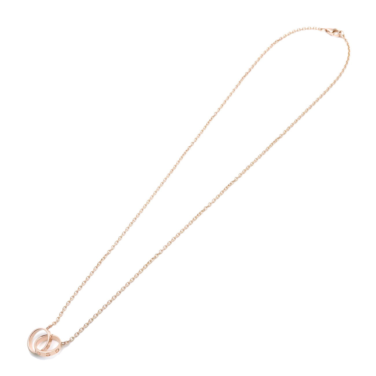 Cartier Baby Love Necklace K18PG 750PG Rose Gold