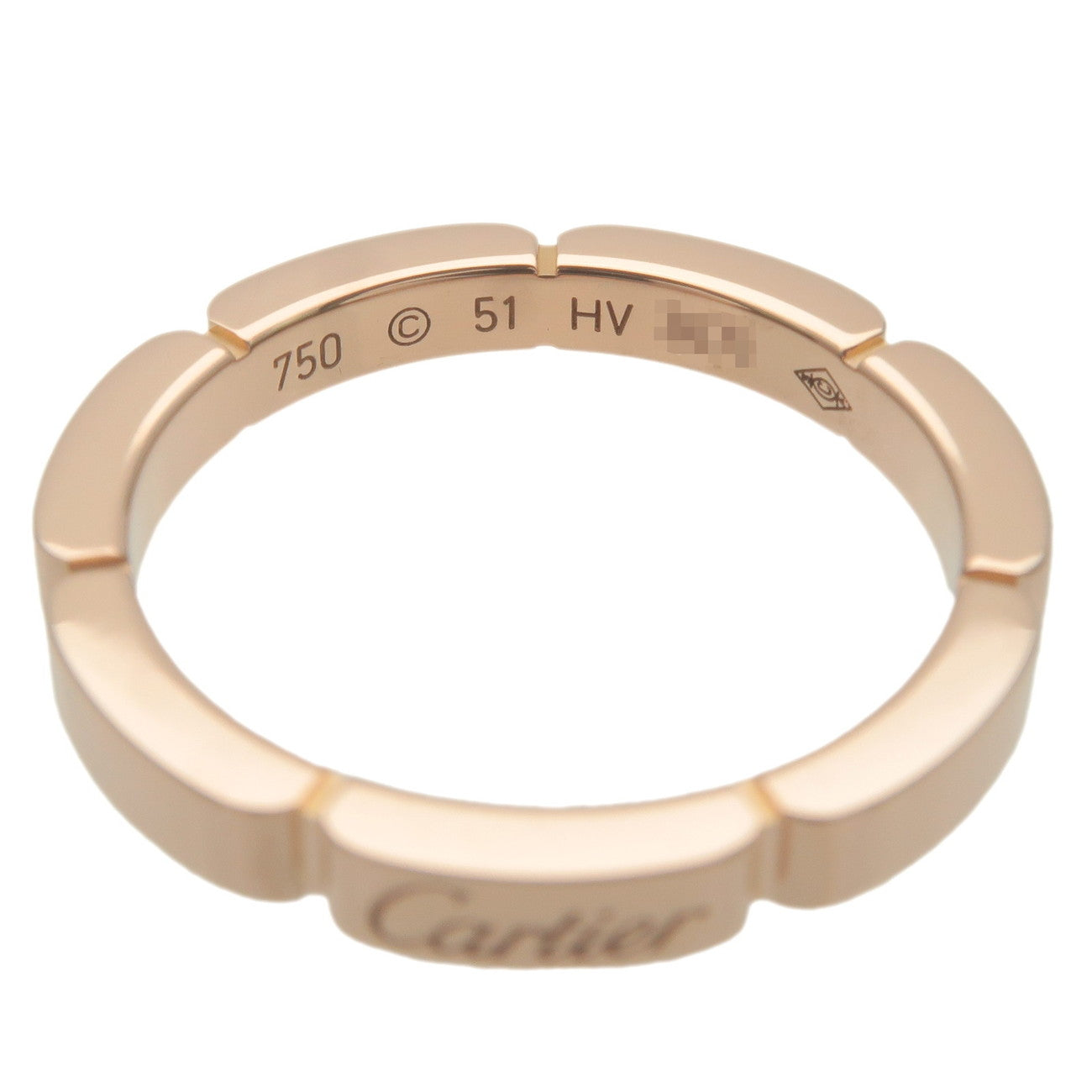 Cartier Maillon Panthﾃｨre Ring K18 750PG Rose Gold #51 US5.5 EU51