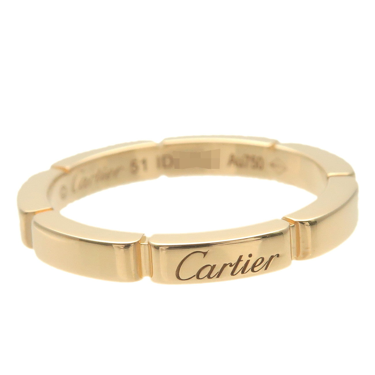 Cartier Maillon Panthère Ring K18 750YG Yellow Gold #51 US5.5 EU51