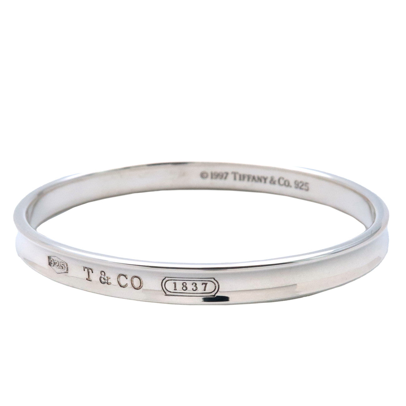 Tiffany&Co. Tiffany 1837 Narrow Bangle Bracelet SV925 Silver