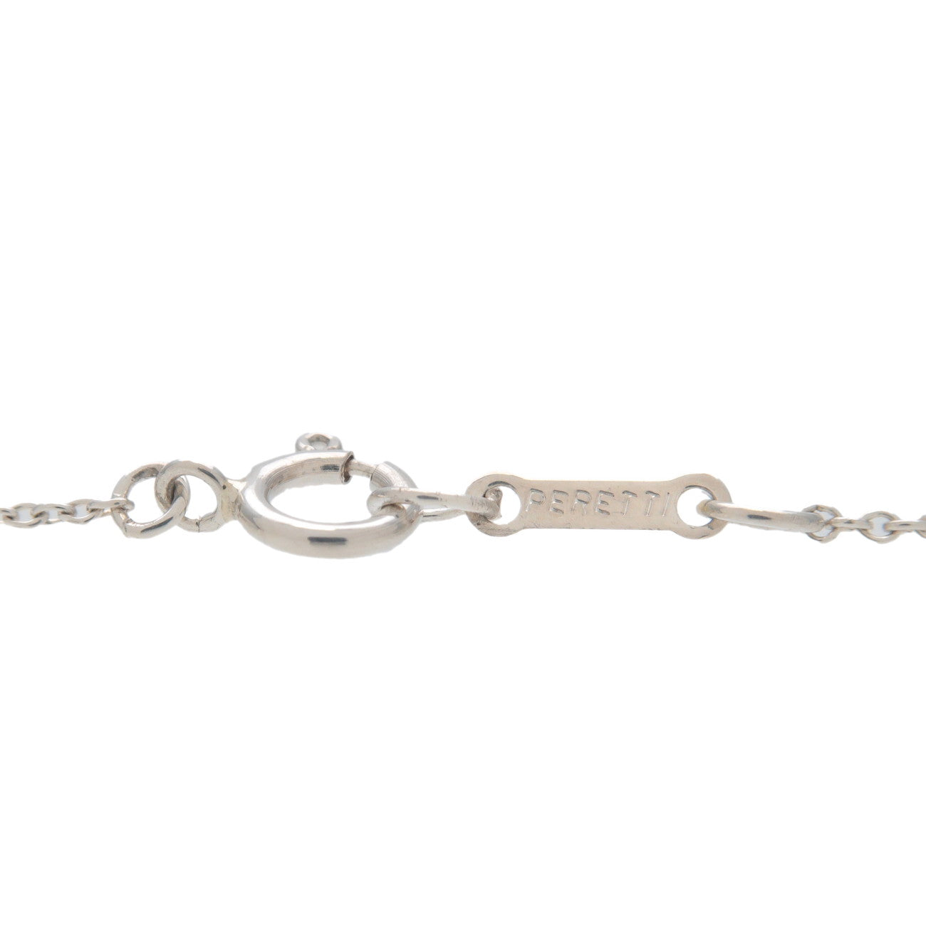 Tiffany&Co. Bean Charm Necklace Small SV925 Silver