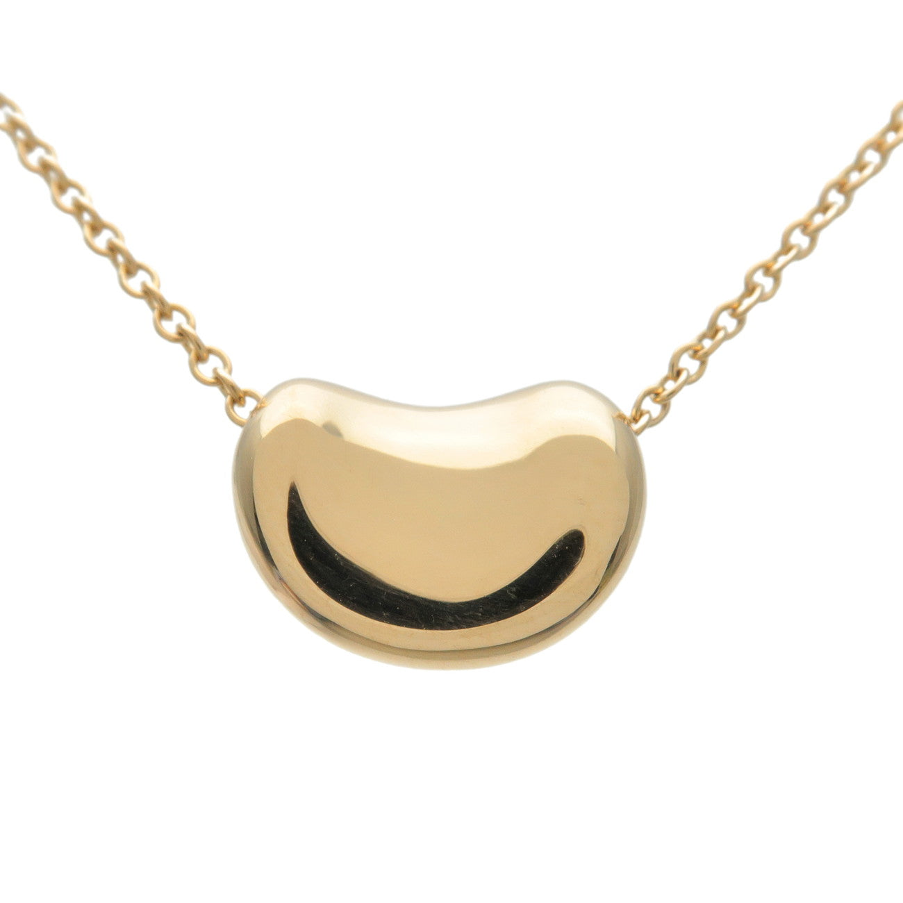 Tiffany&Co.-Bean-Necklace-Small-K18YG-750YG-Yellow-Gold