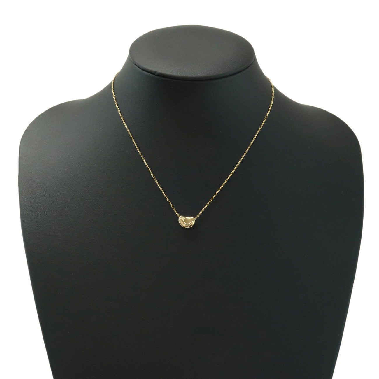 Tiffany&Co. Bean Necklace Small K18YG 750YG Yellow Gold