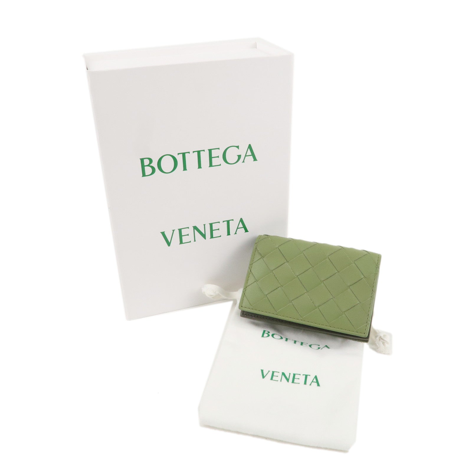 BOTTEGA VENETA Intrecciato Leather CardCase TeaLeaf Mustard 605720