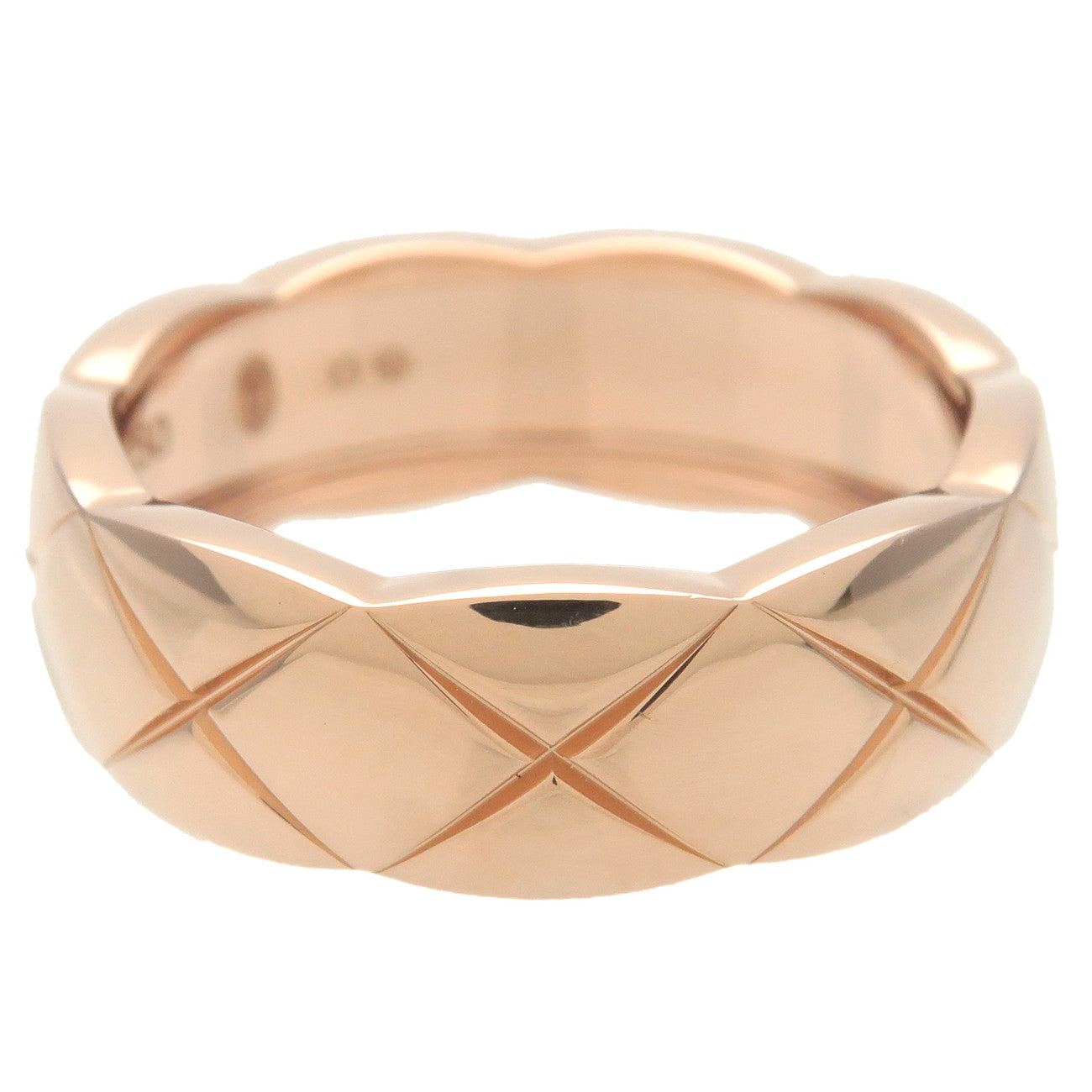 CHANEL COCO Crush Ring Medium #55 K18PG Rose Gold US7.5 EU55