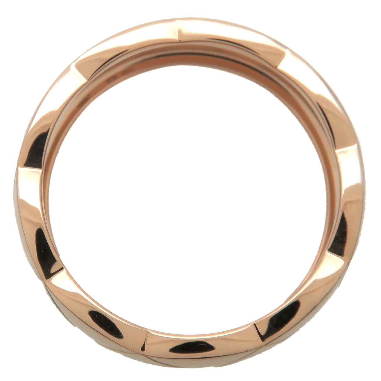 CHANEL COCO Crush Ring Medium #55 K18PG Rose Gold US7.5 EU55