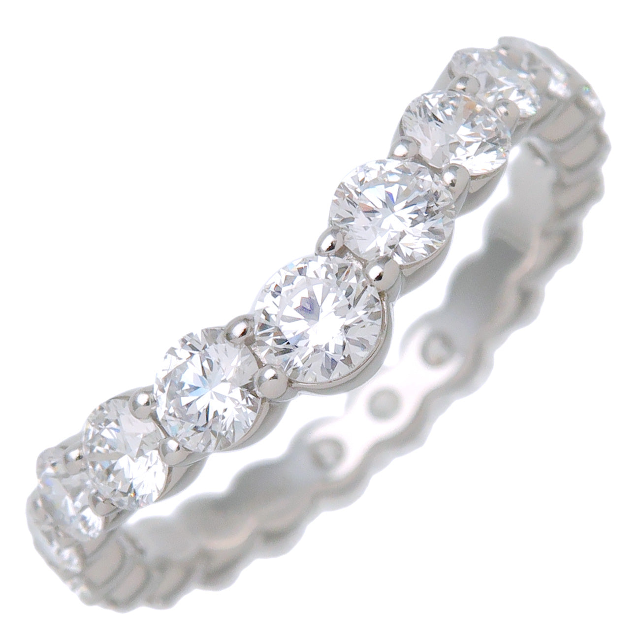 HARRY-WINSTON-V-Shape-Wedding-Band-Diamond-Ring-PT950-Platinum-US5