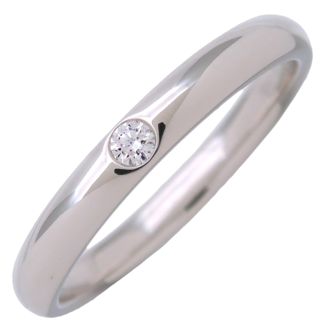 HARRY-WINSTON-Marrige-Ring-1P-Diamond-PT950-Platinum-US8-EU56.5