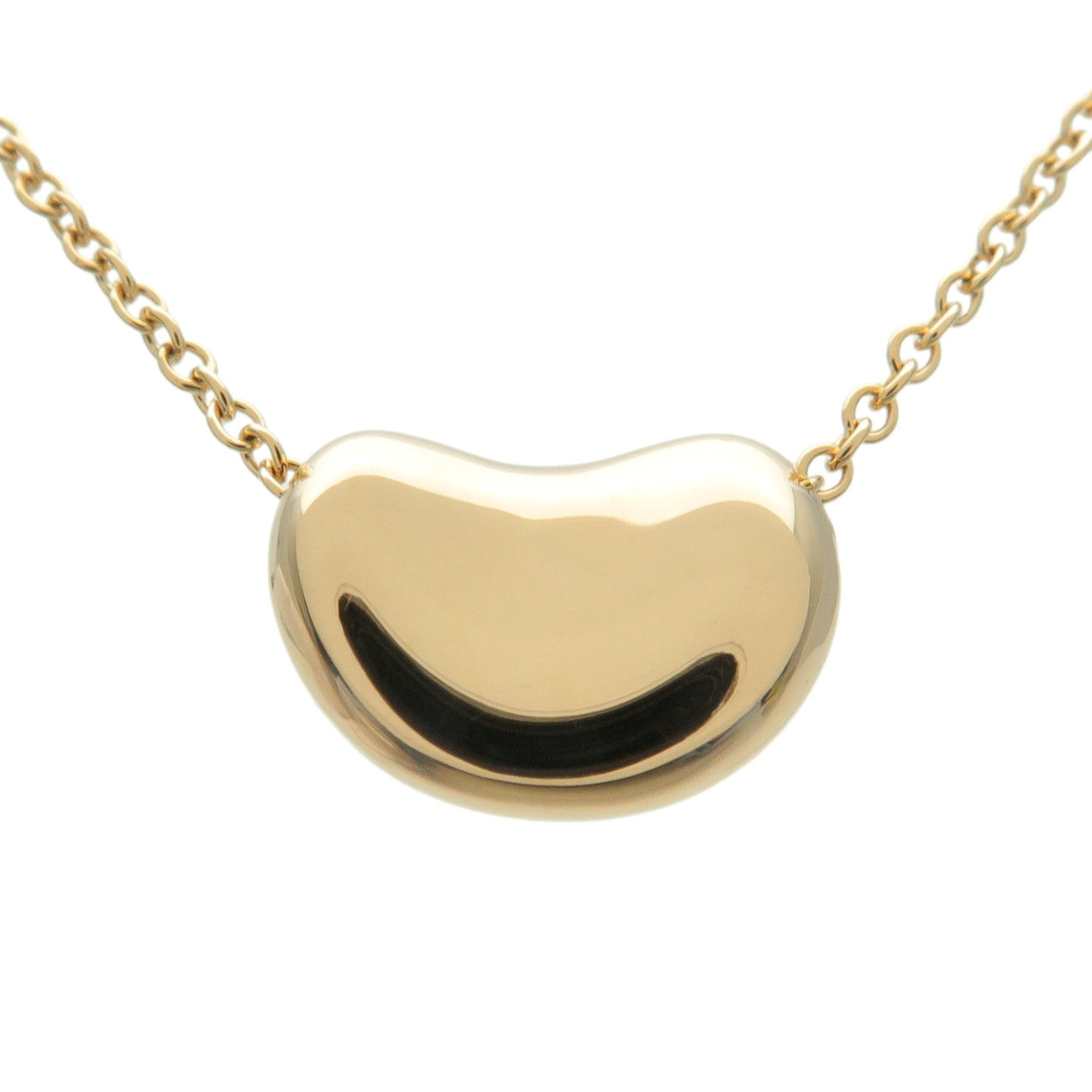 Tiffany&Co.-Bean-Necklace-Small-K18YG-750YG-Yellow-Gold