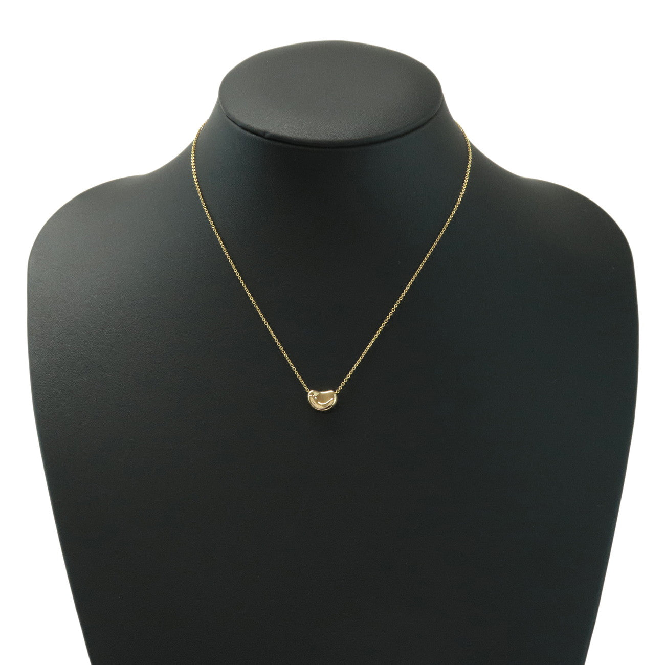 Tiffany&Co. Bean Necklace Small K18YG 750YG Yellow Gold