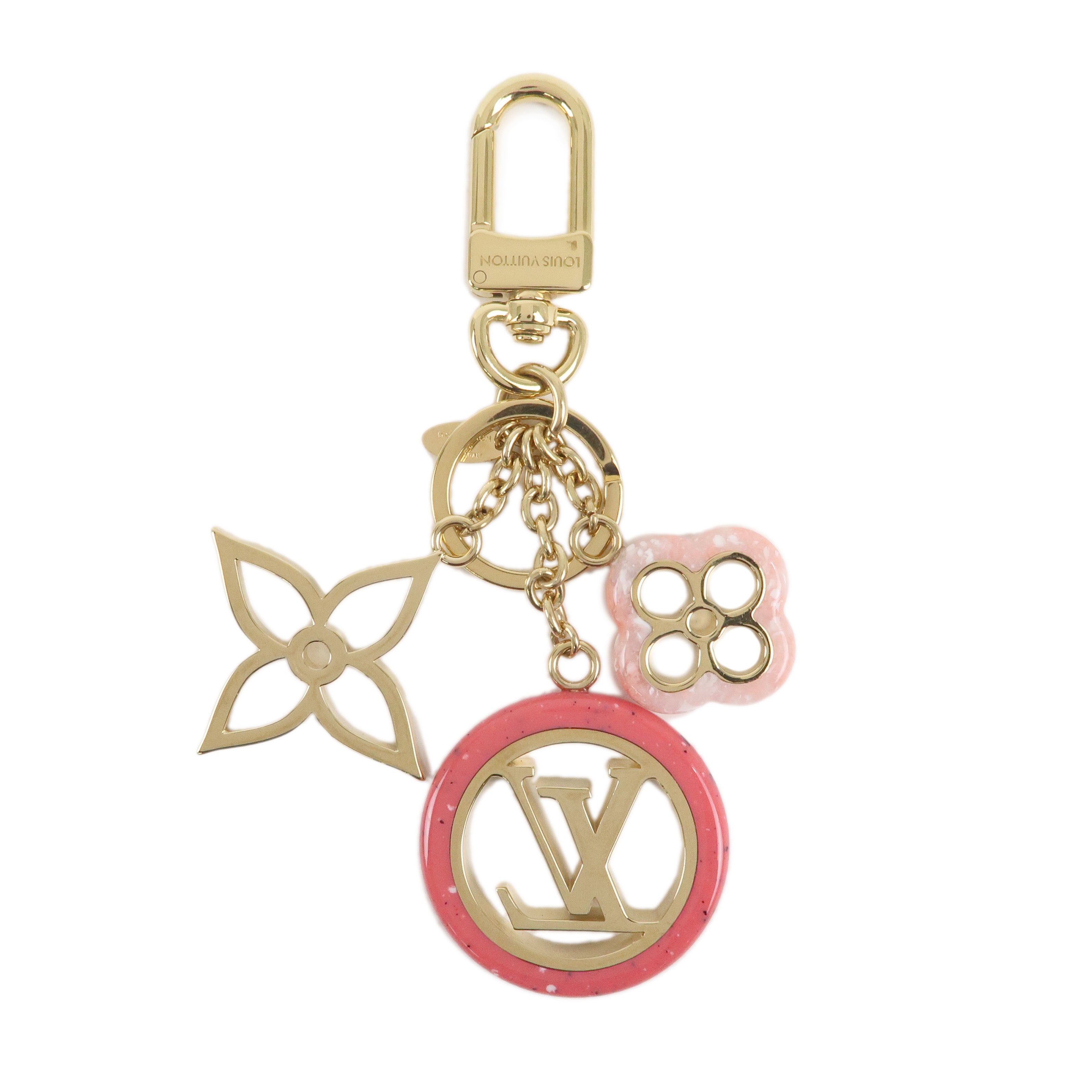 Louis Vuitton Porte Cles Color Line Charm Key Ring M64525