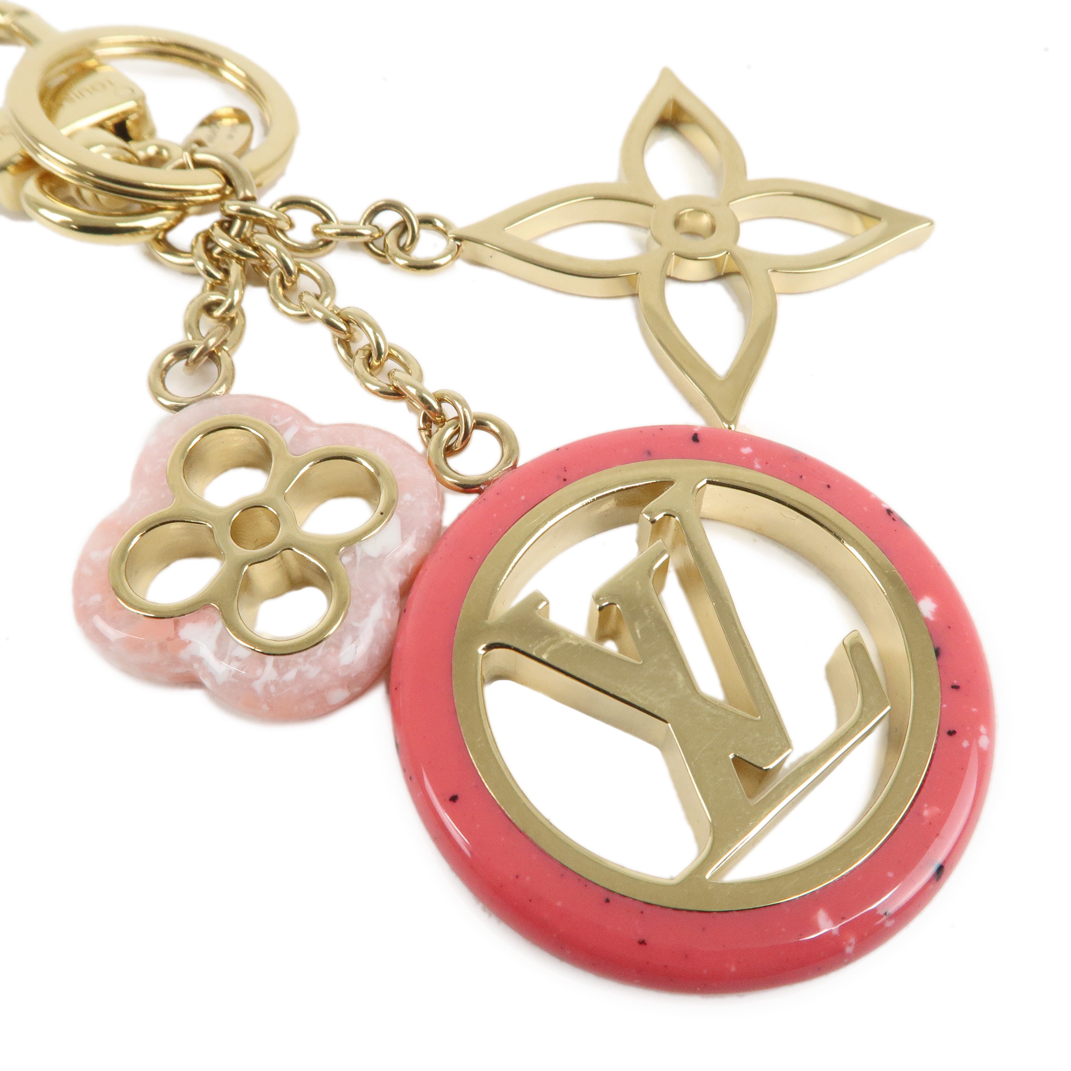 Louis Vuitton Porte Cles Color Line Charm Key Ring M64525